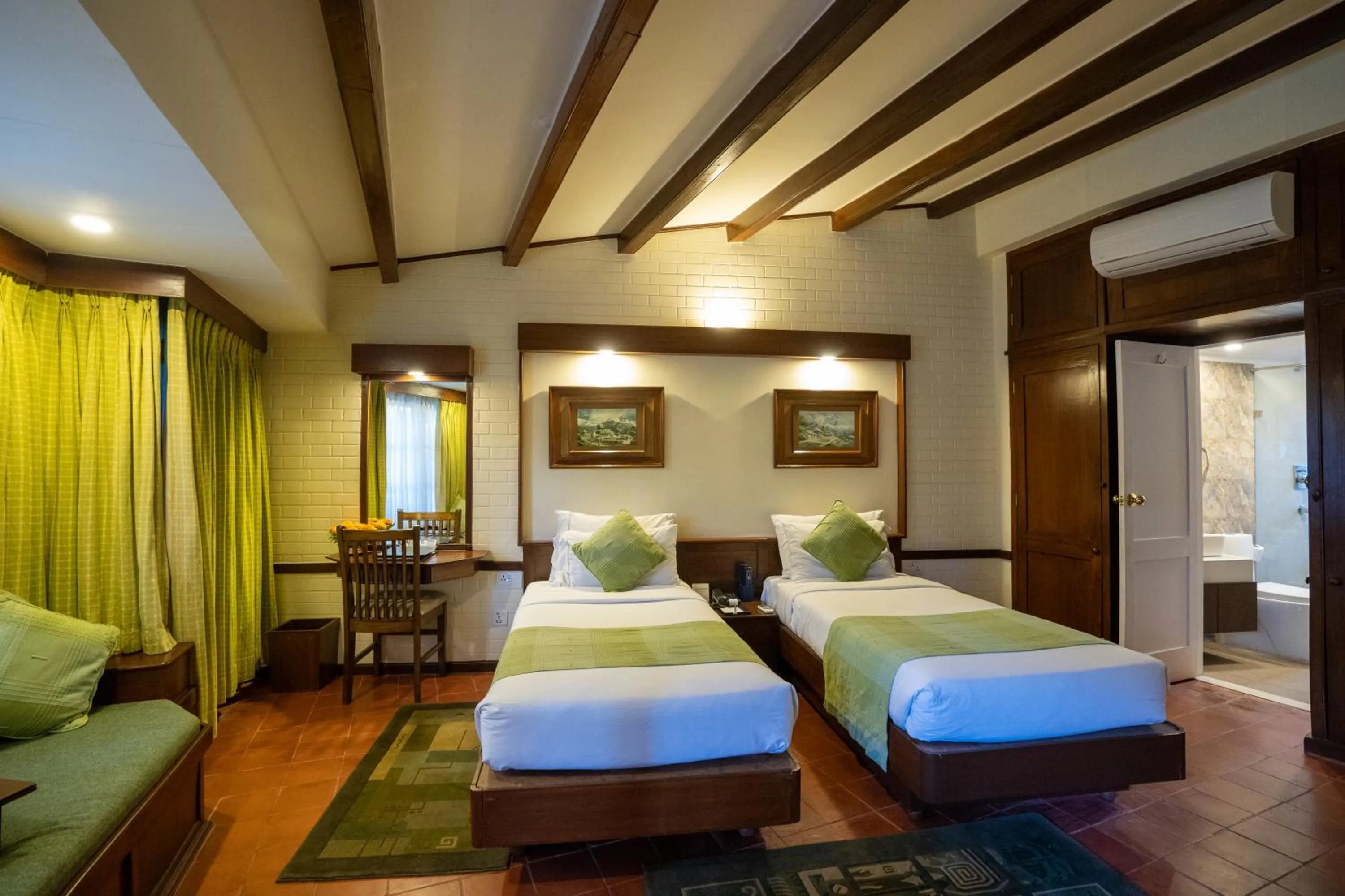 Bed in Fish Tail Lodge