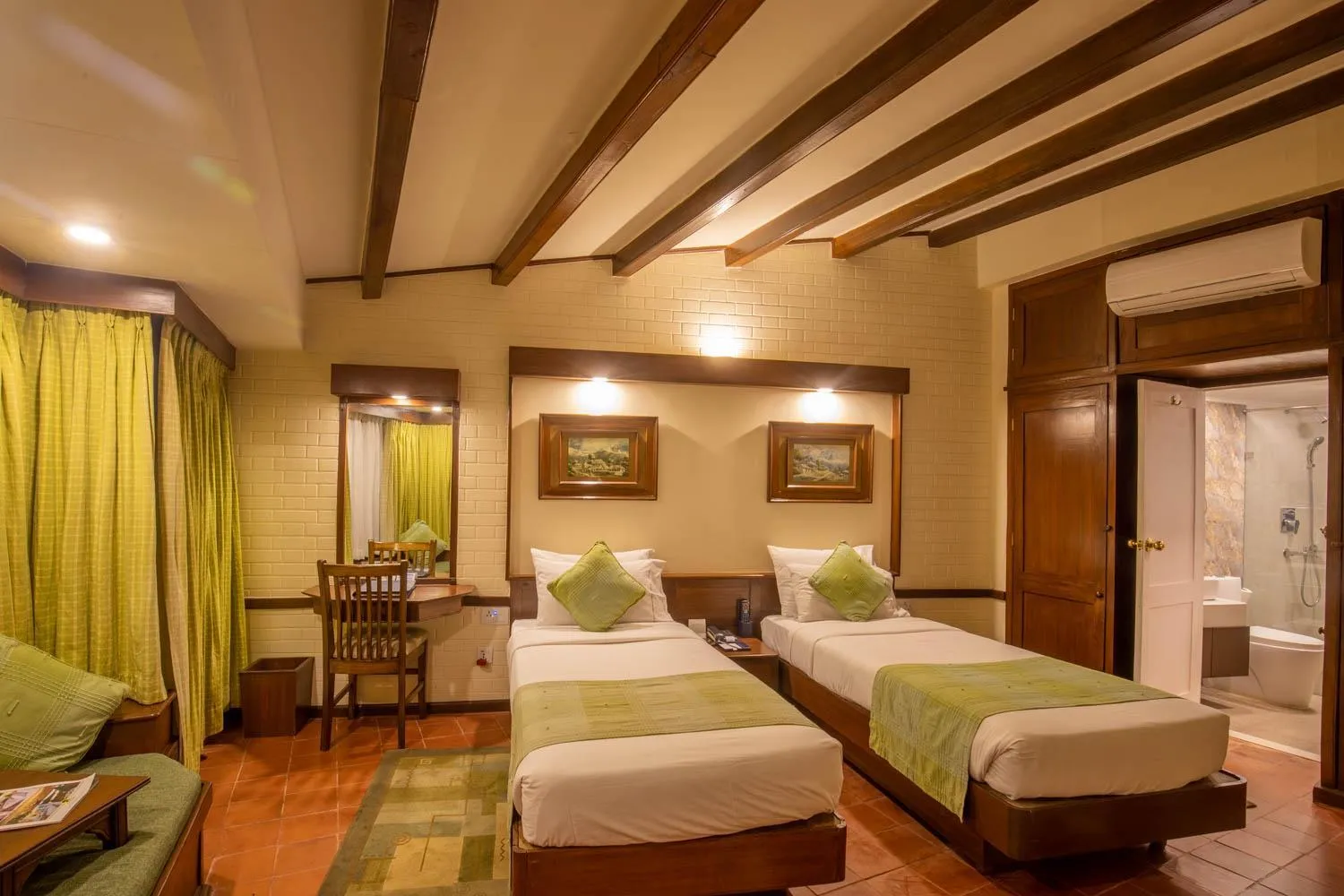 Bed in Fish Tail Lodge