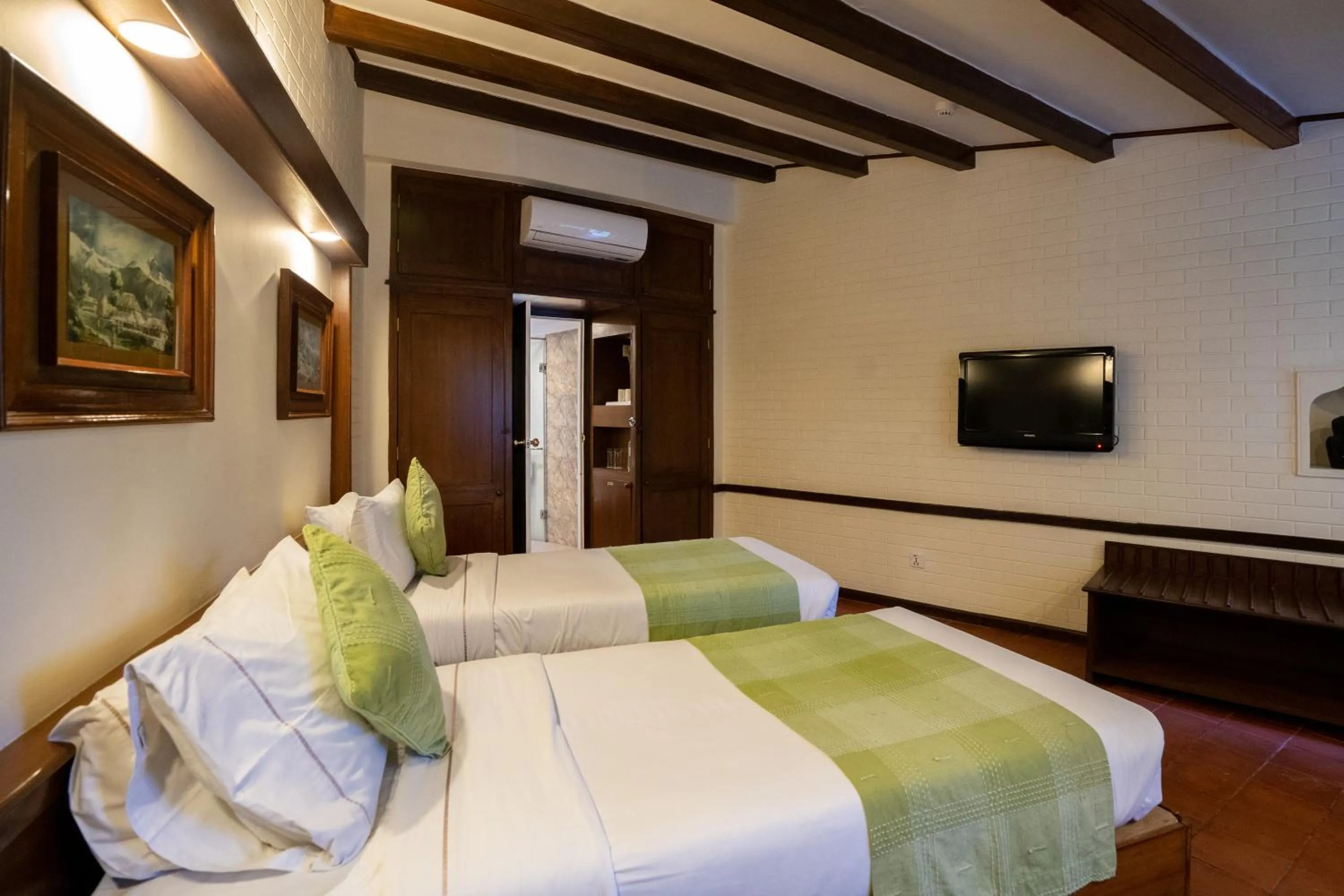 Bed in Fish Tail Lodge