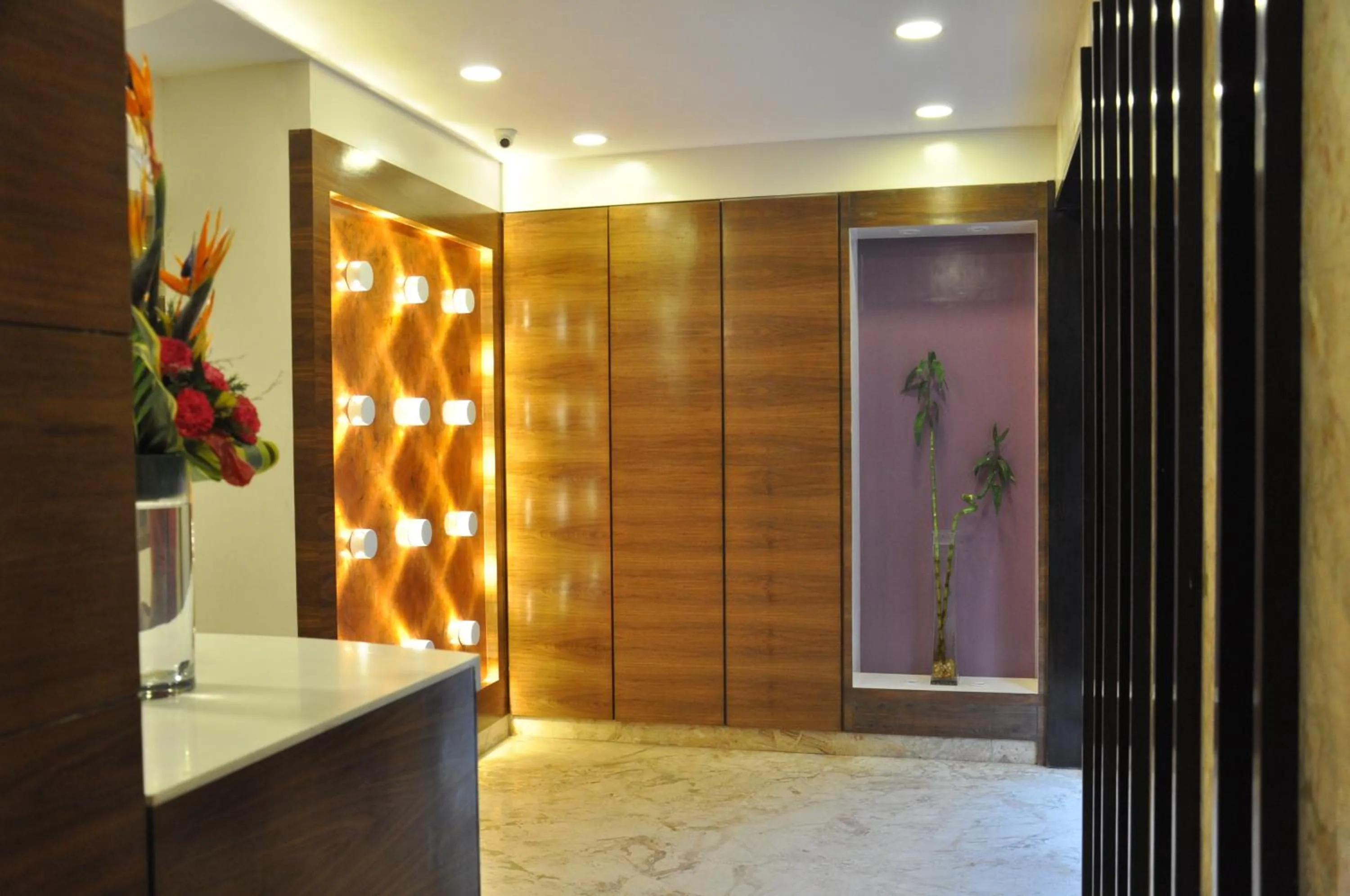 Lobby or reception in La Woods Hotel