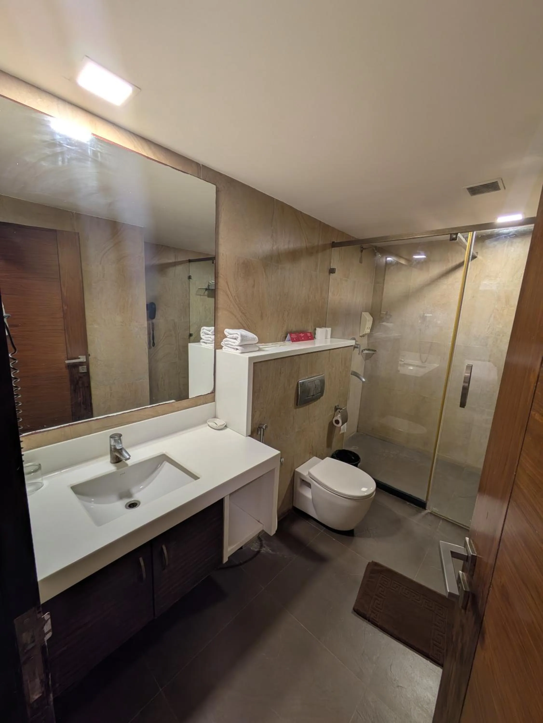 Bathroom in La Woods Hotel