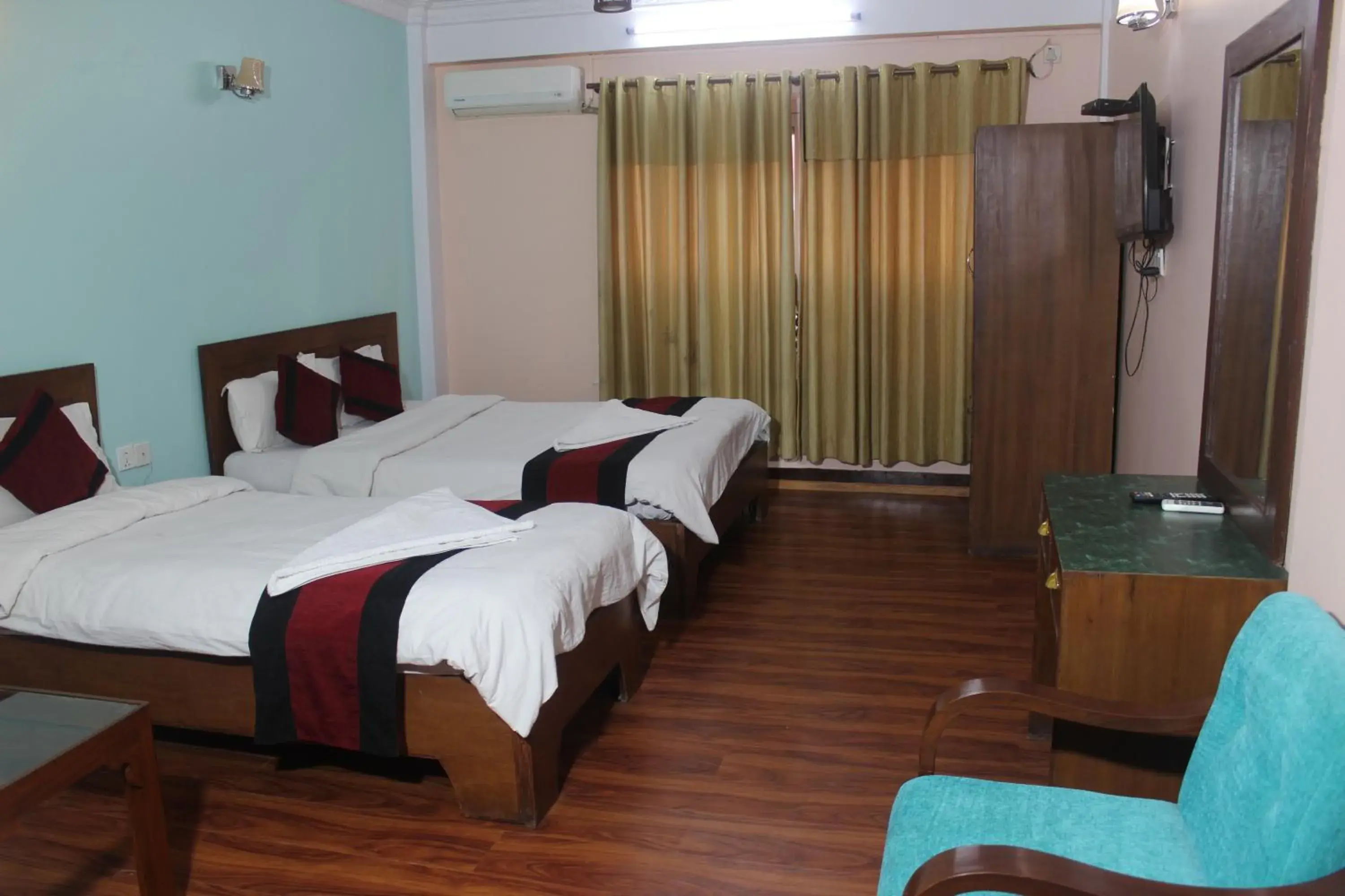 Double or Twin Room with Bathroom - single occupancy in Hotel Happy Home or Mudkhu Durbar Double or Twin Room with Bathroom - single occupancy in Hotel Happy Home or Mudkhu Durbar