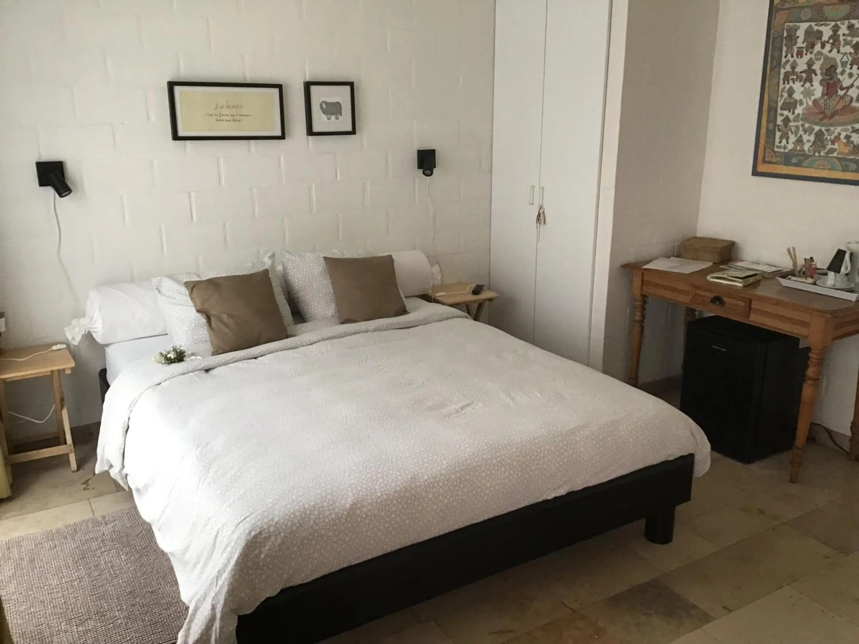 Bed in B&B De Kastanjeboom