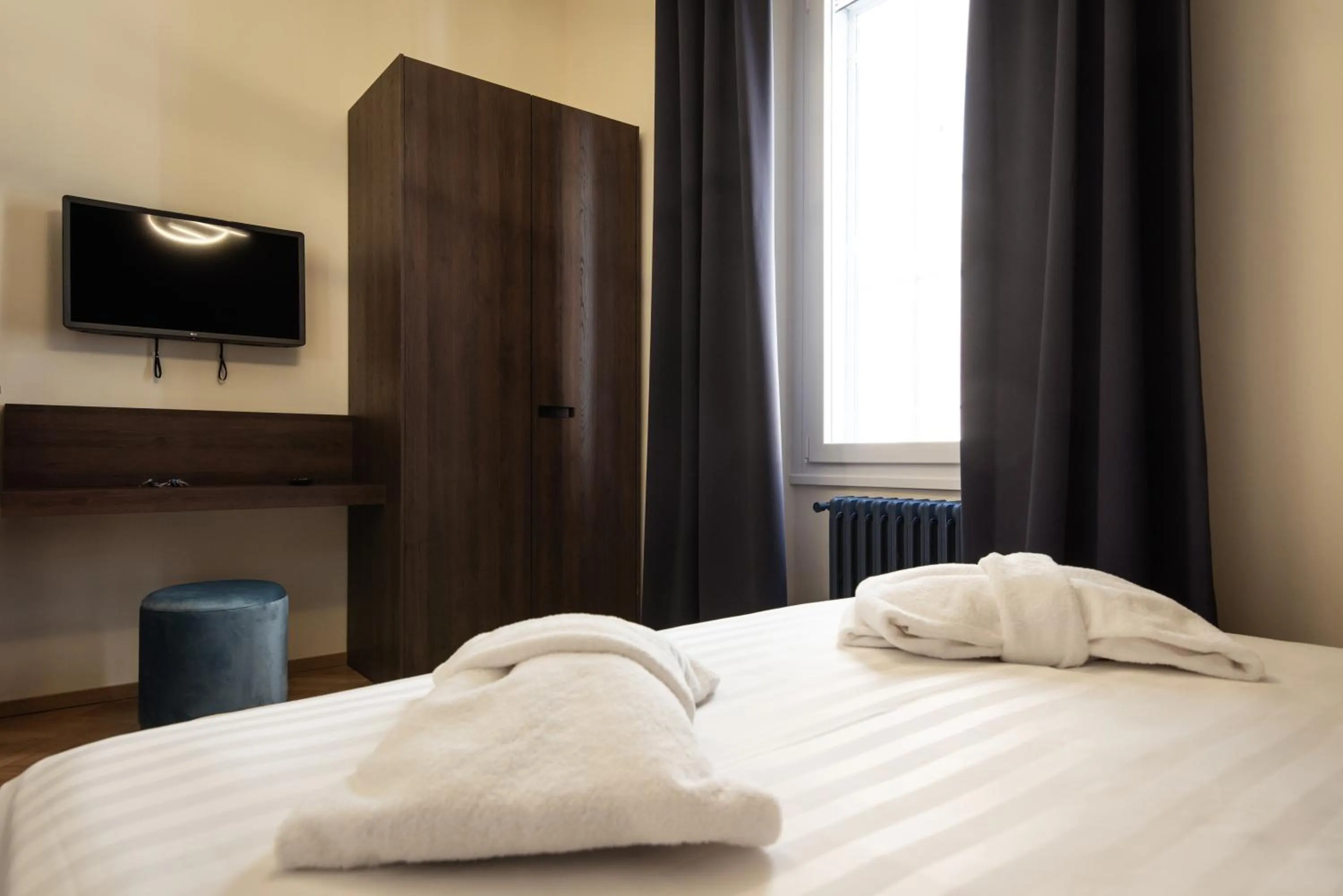 Bed in BEIGE ET BLE' GuestHouse