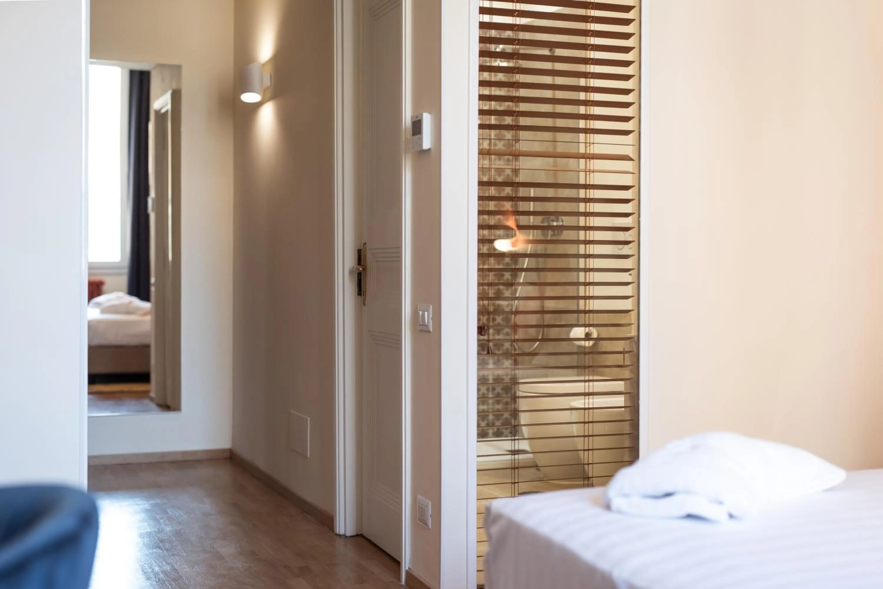 Bed in BEIGE ET BLE' GuestHouse