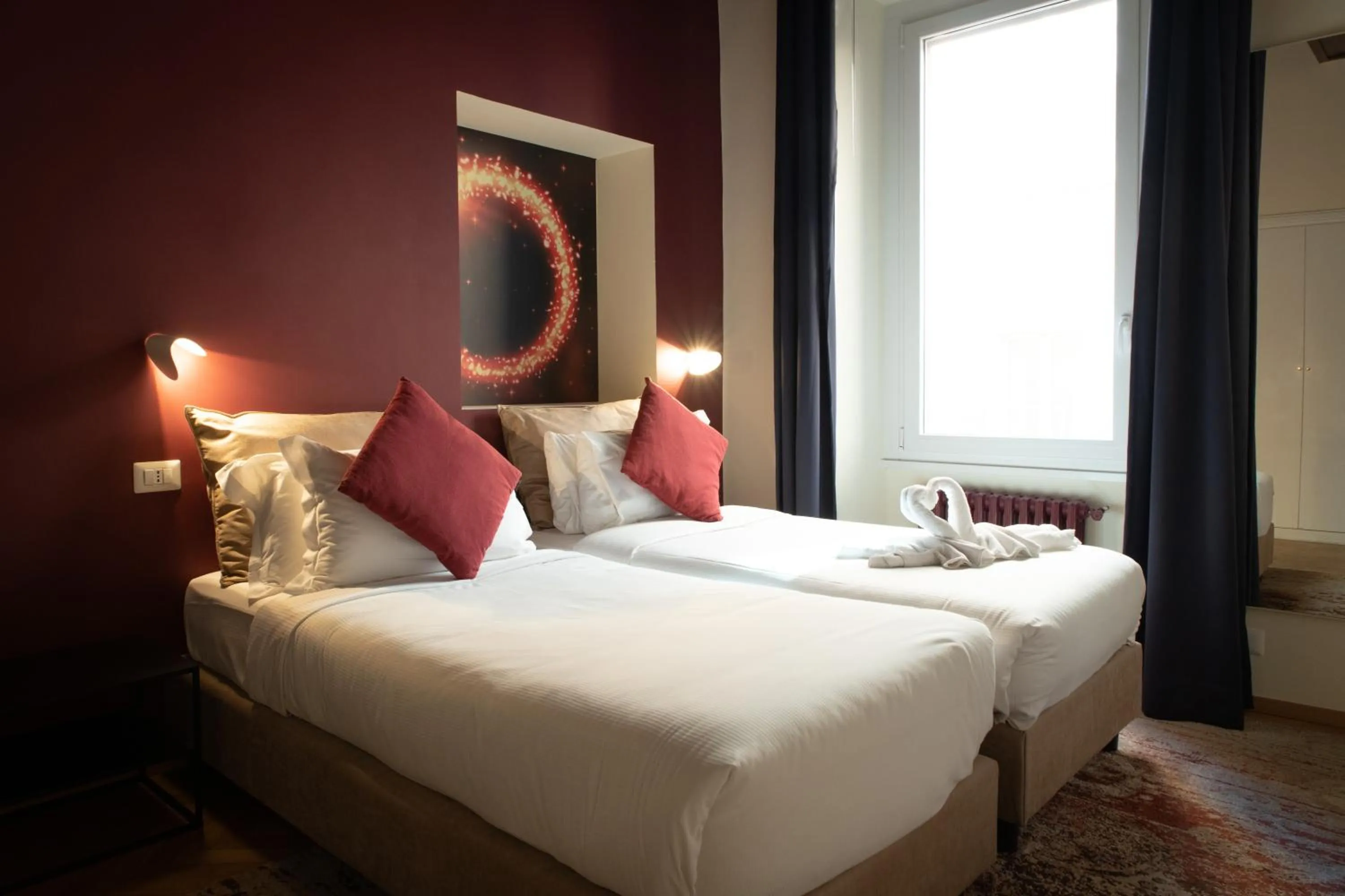 Bed in BEIGE ET BLE' GuestHouse