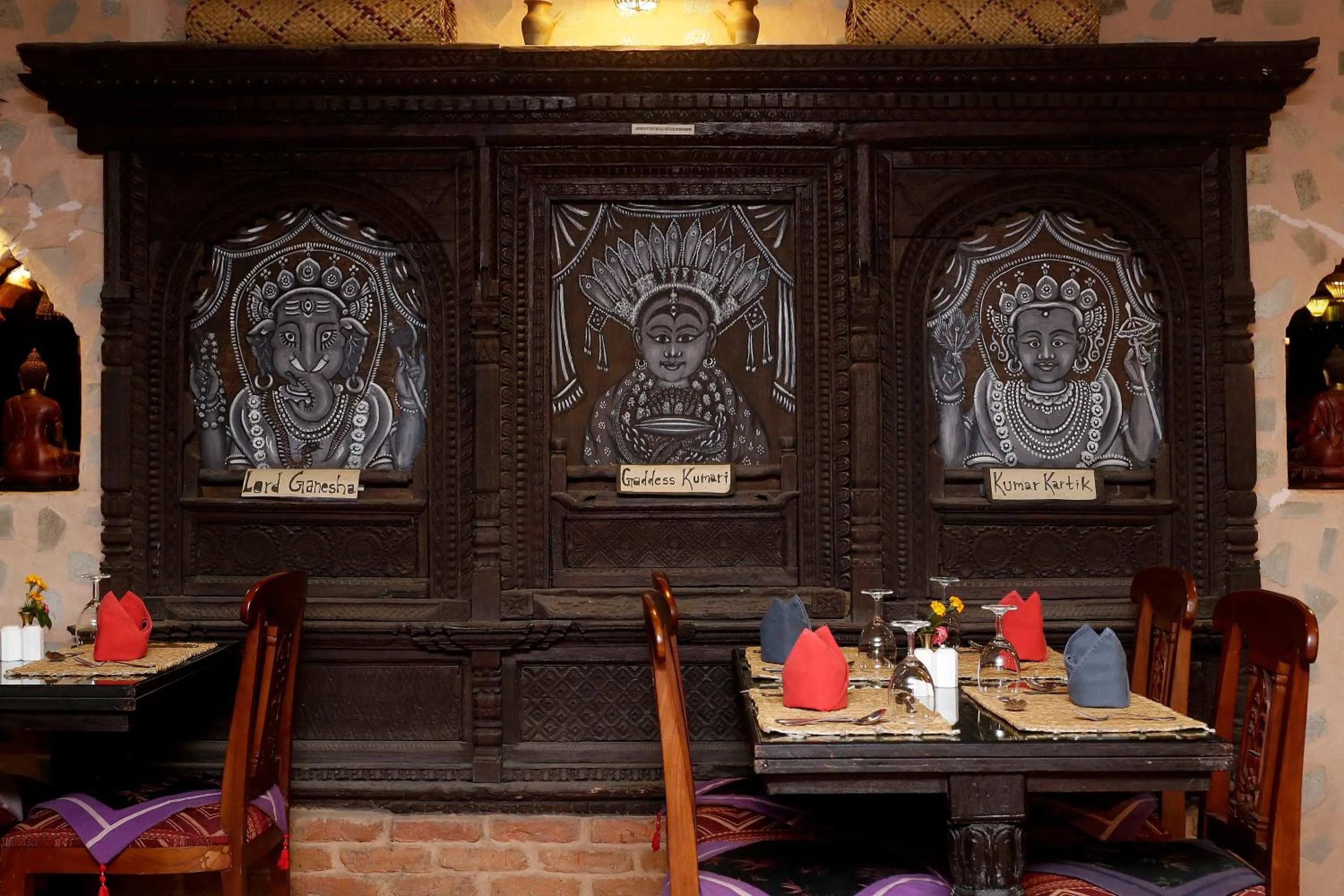 Dining area in Hotel Heritage