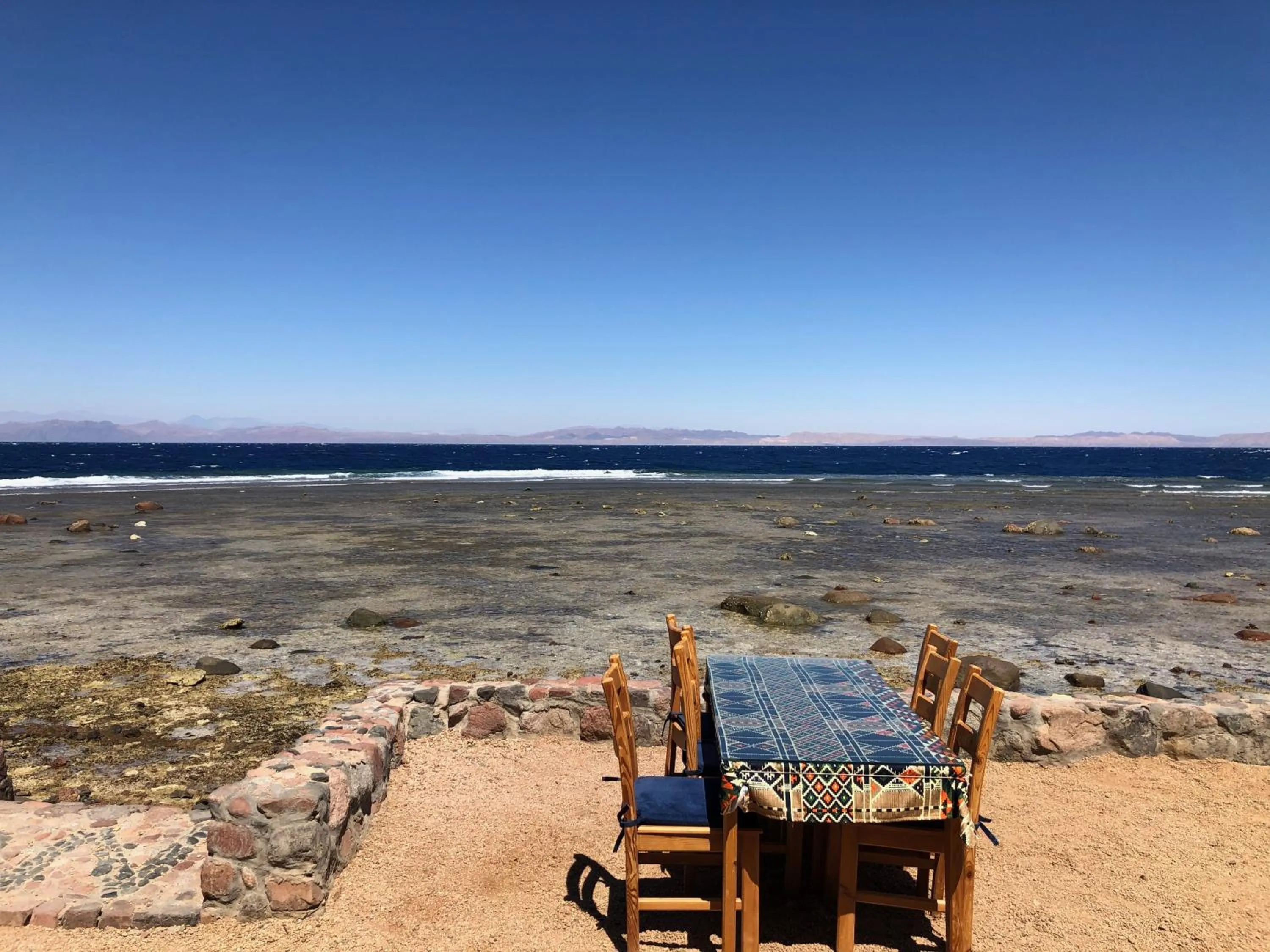 Natural landscape in Dahab Beach Lodge