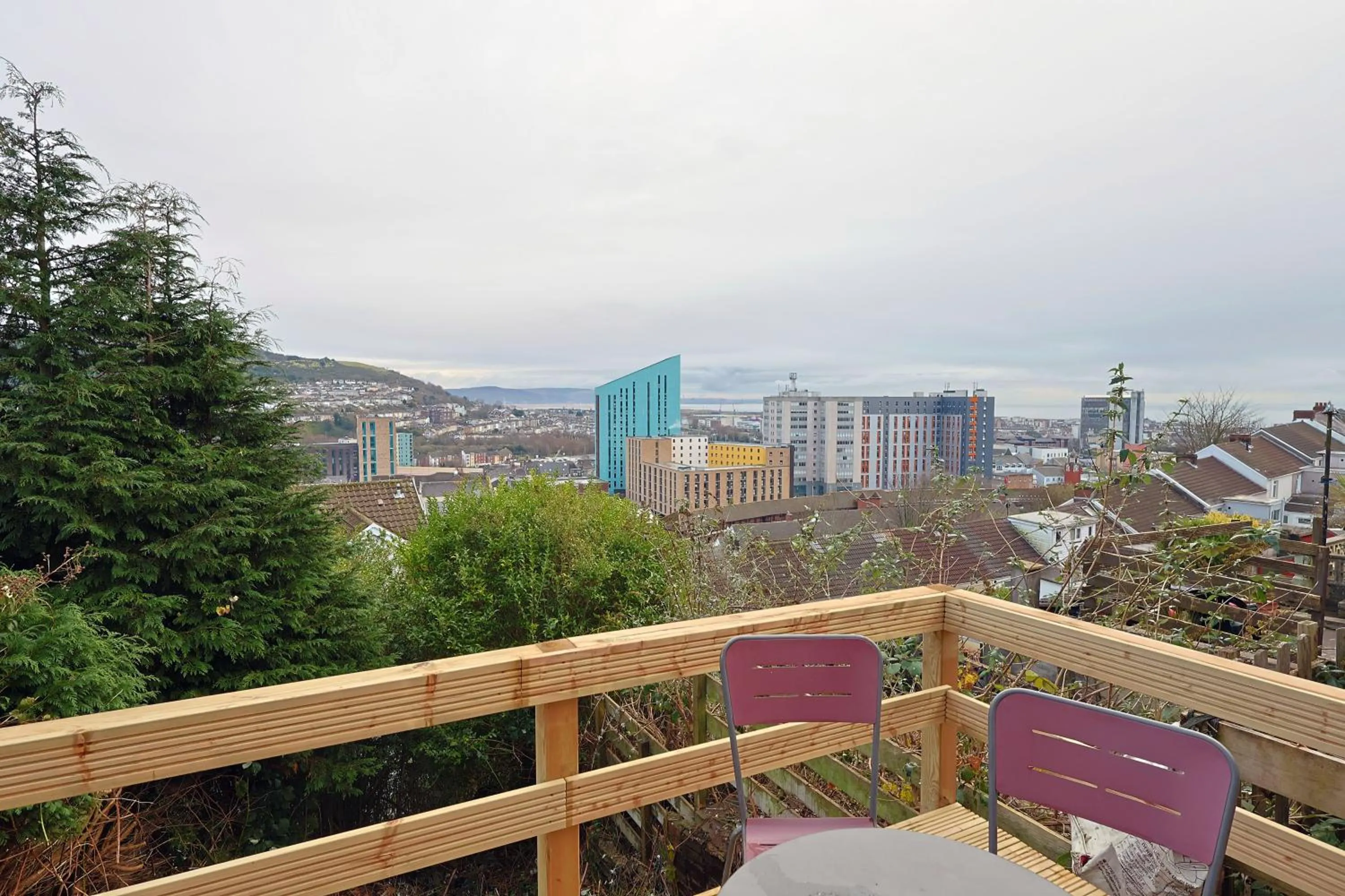 Balcony/Terrace in Contractor Stay - Deck - TVs in Every Room