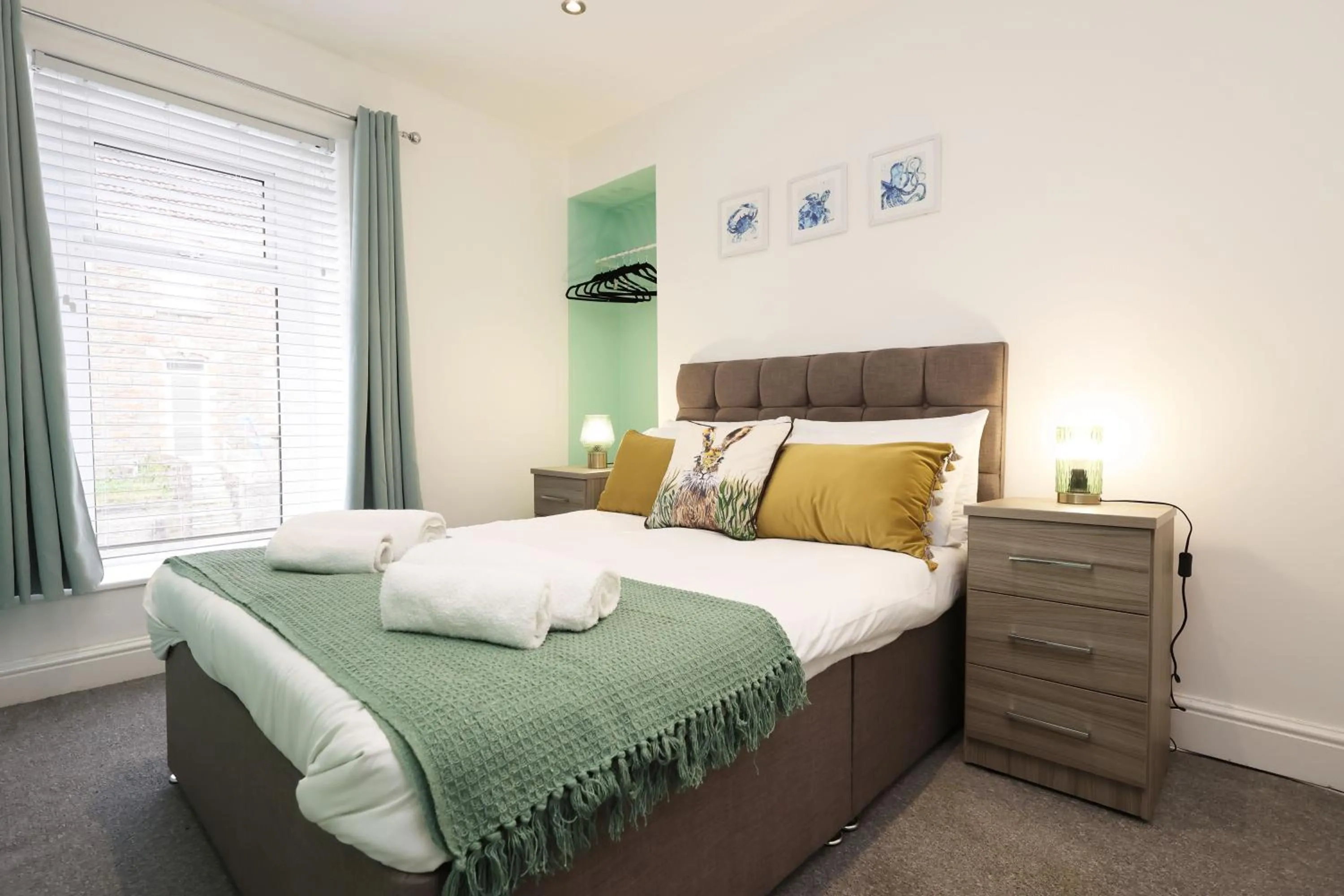 Photo of the whole room, Bed in Contractor Stay - Deck - TVs in Every Room