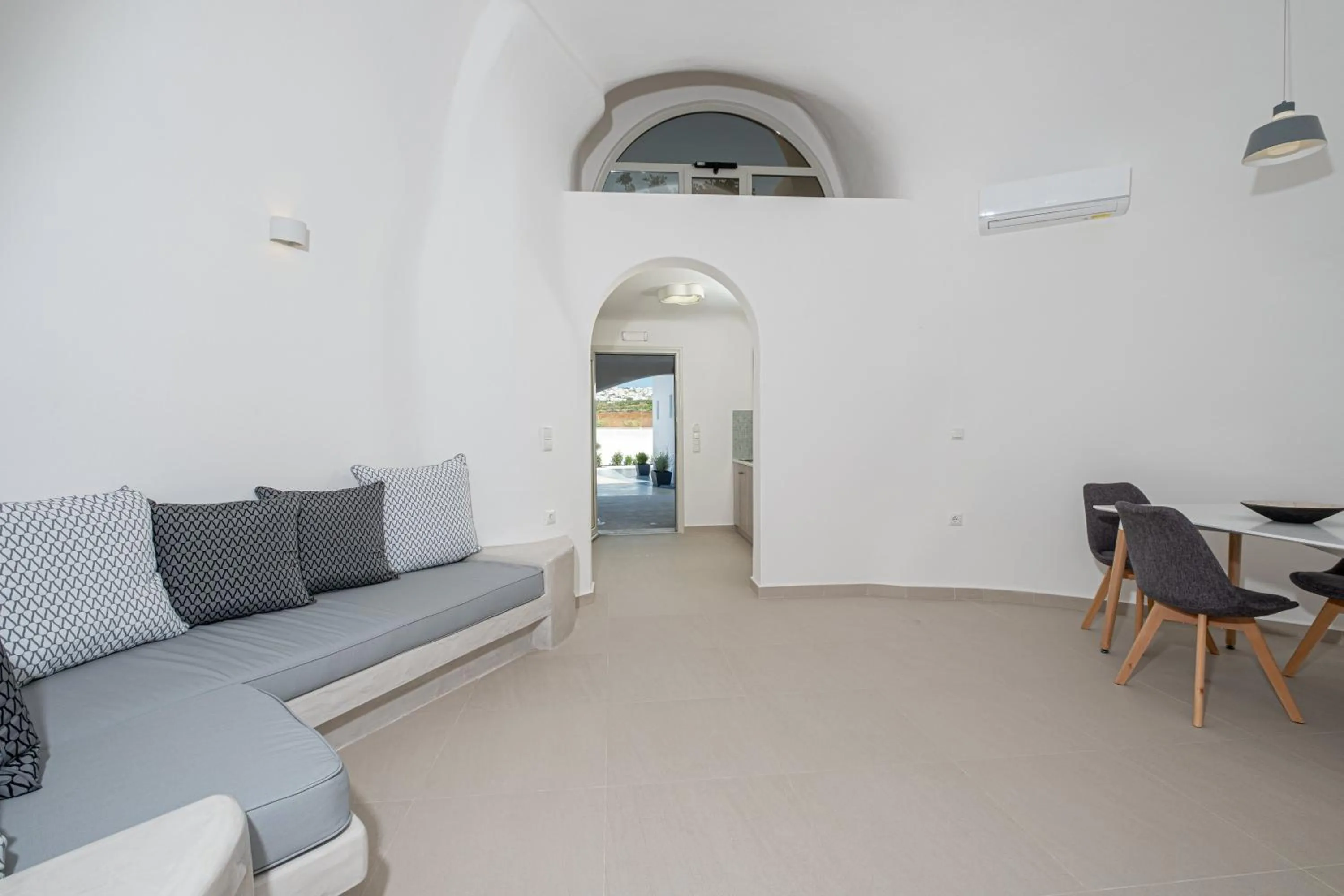 Living room in Santoterra Antigua Suites