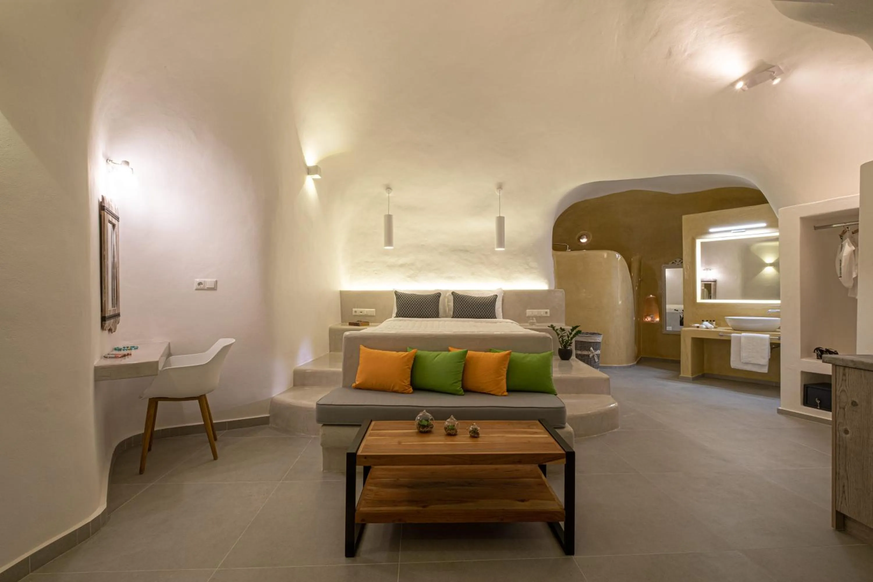 Photo of the whole room, Bed in Santoterra Antigua Suites