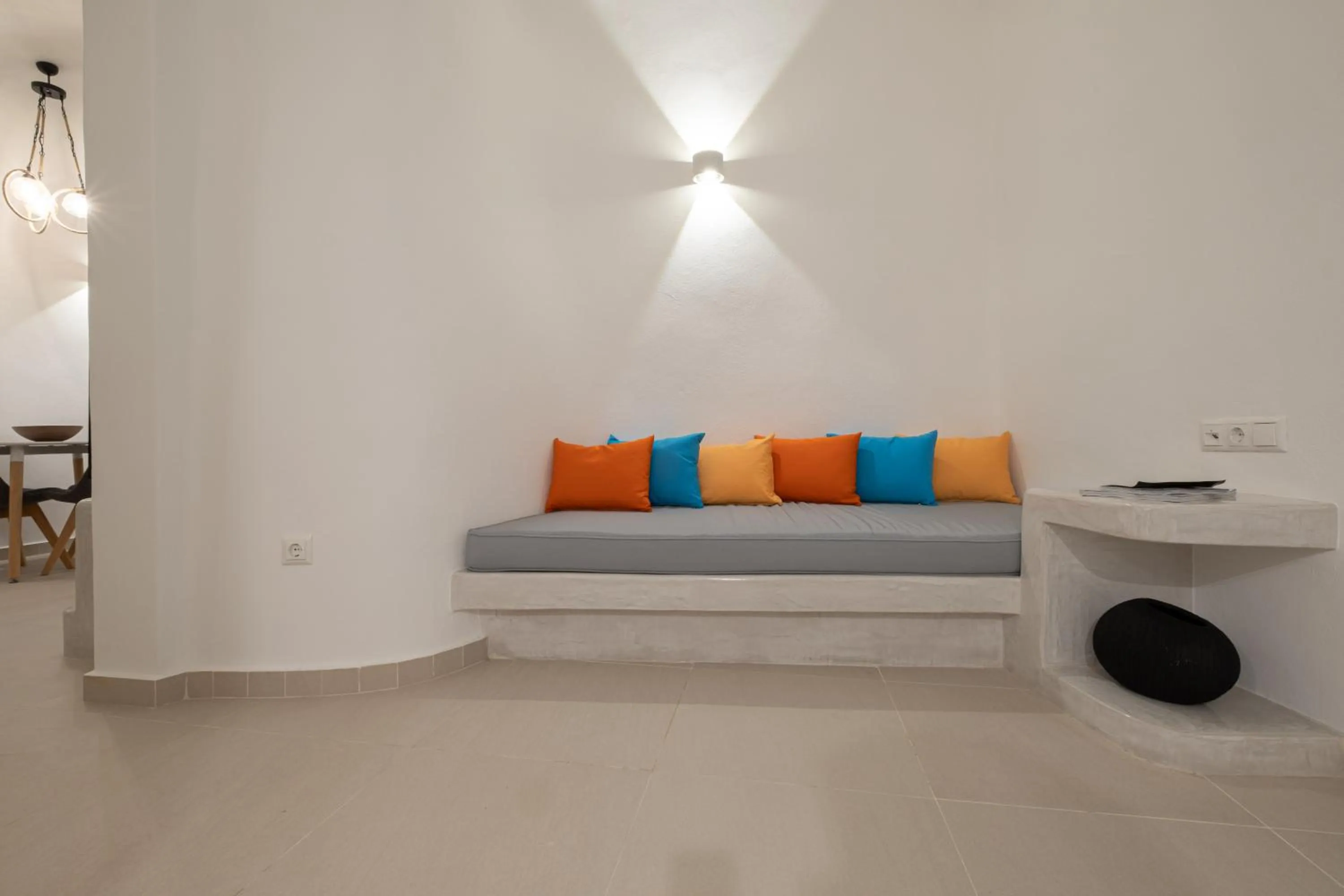 Living room in Santoterra Antigua Suites