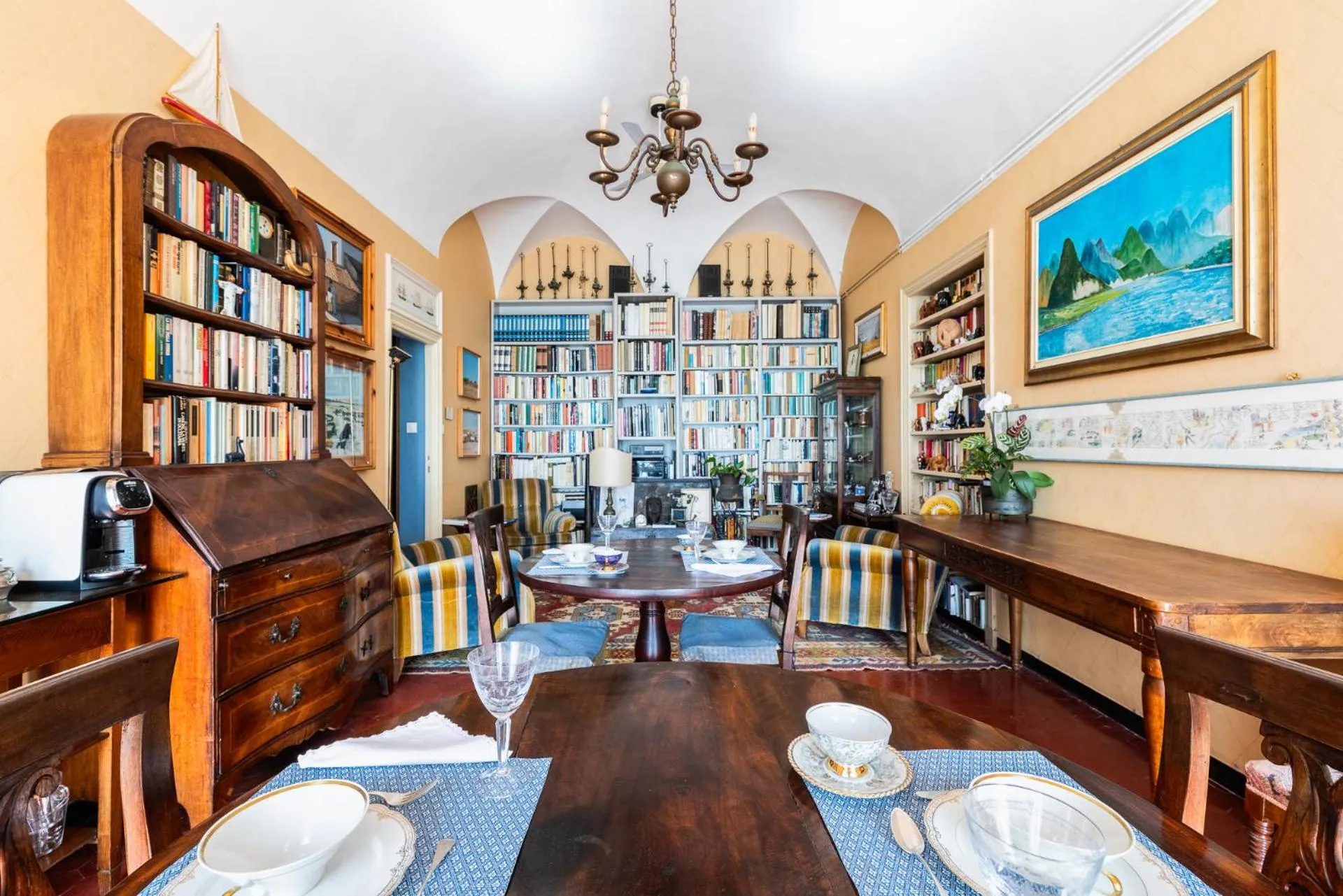 Library in Casa d'artista - Camere in residenza di Charme