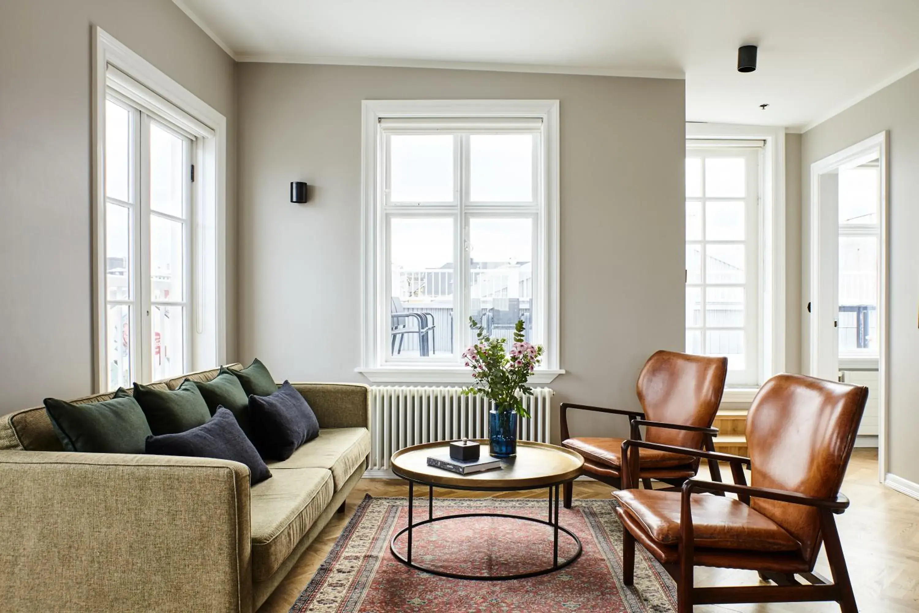 Living room in Kvosin Downtown Hotel Living room in Kvosin Downtown Hotel