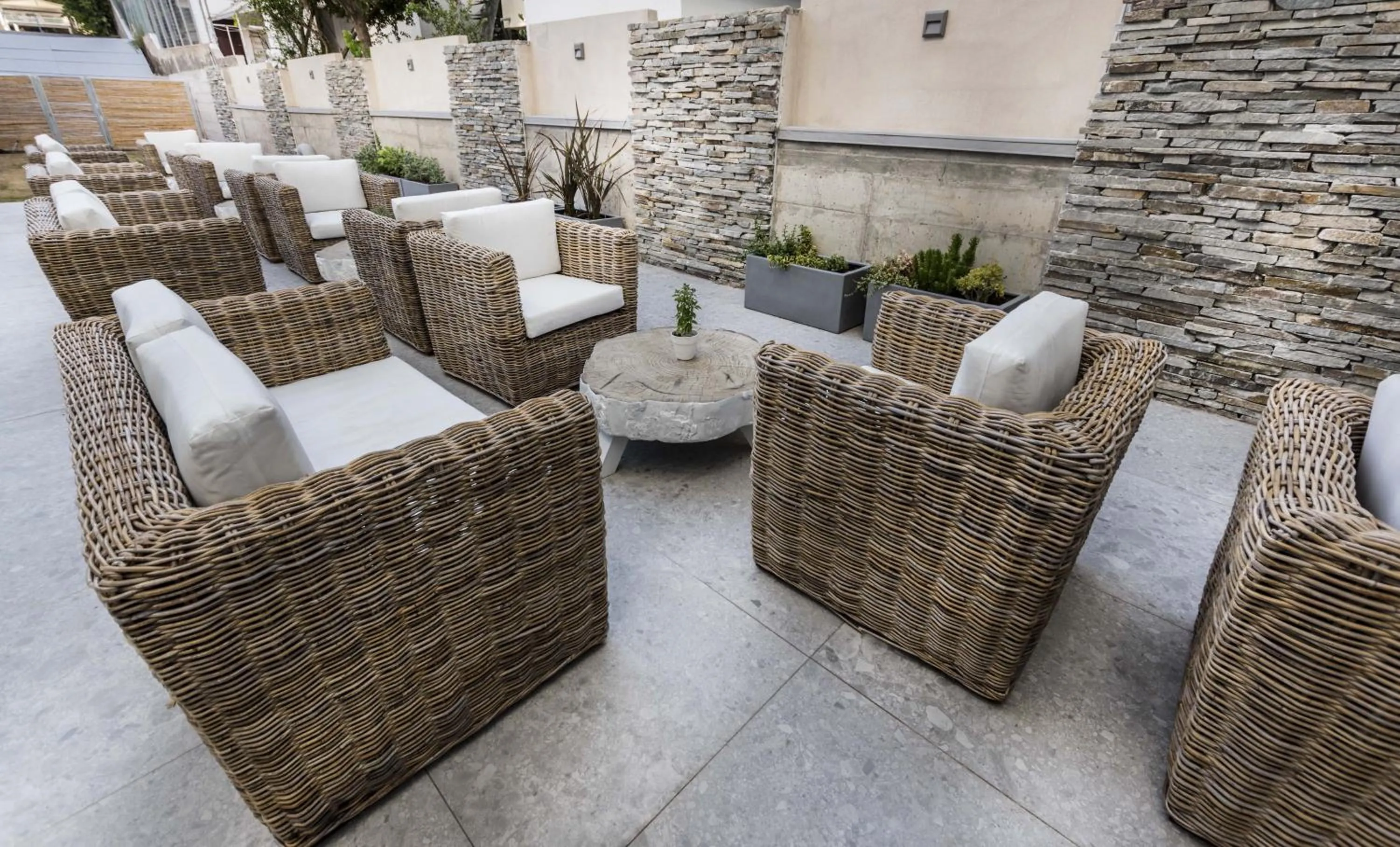 Seating area in Glaros Royal Beach Hotel