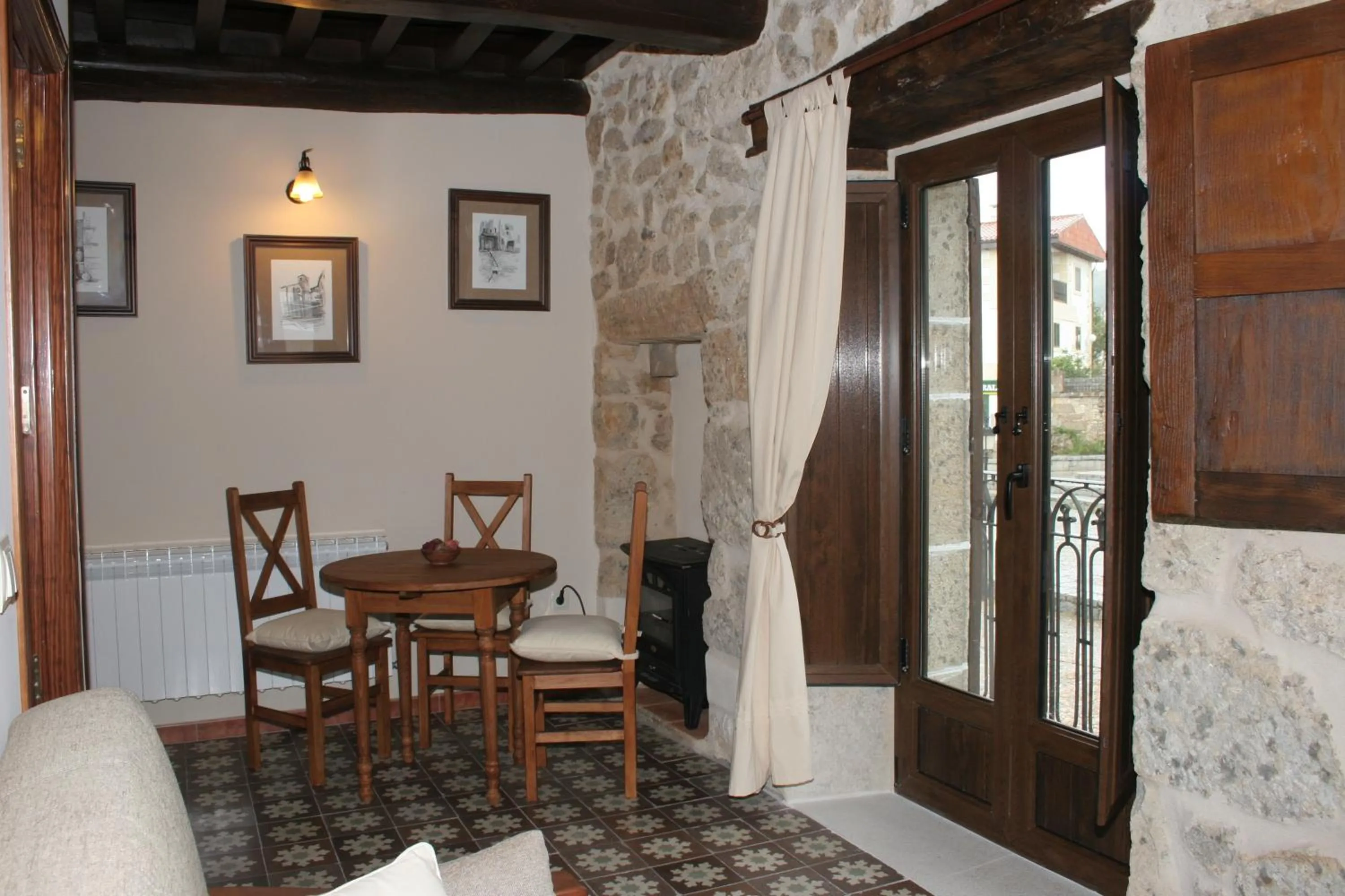 Seating area in Posada Puerta Grande