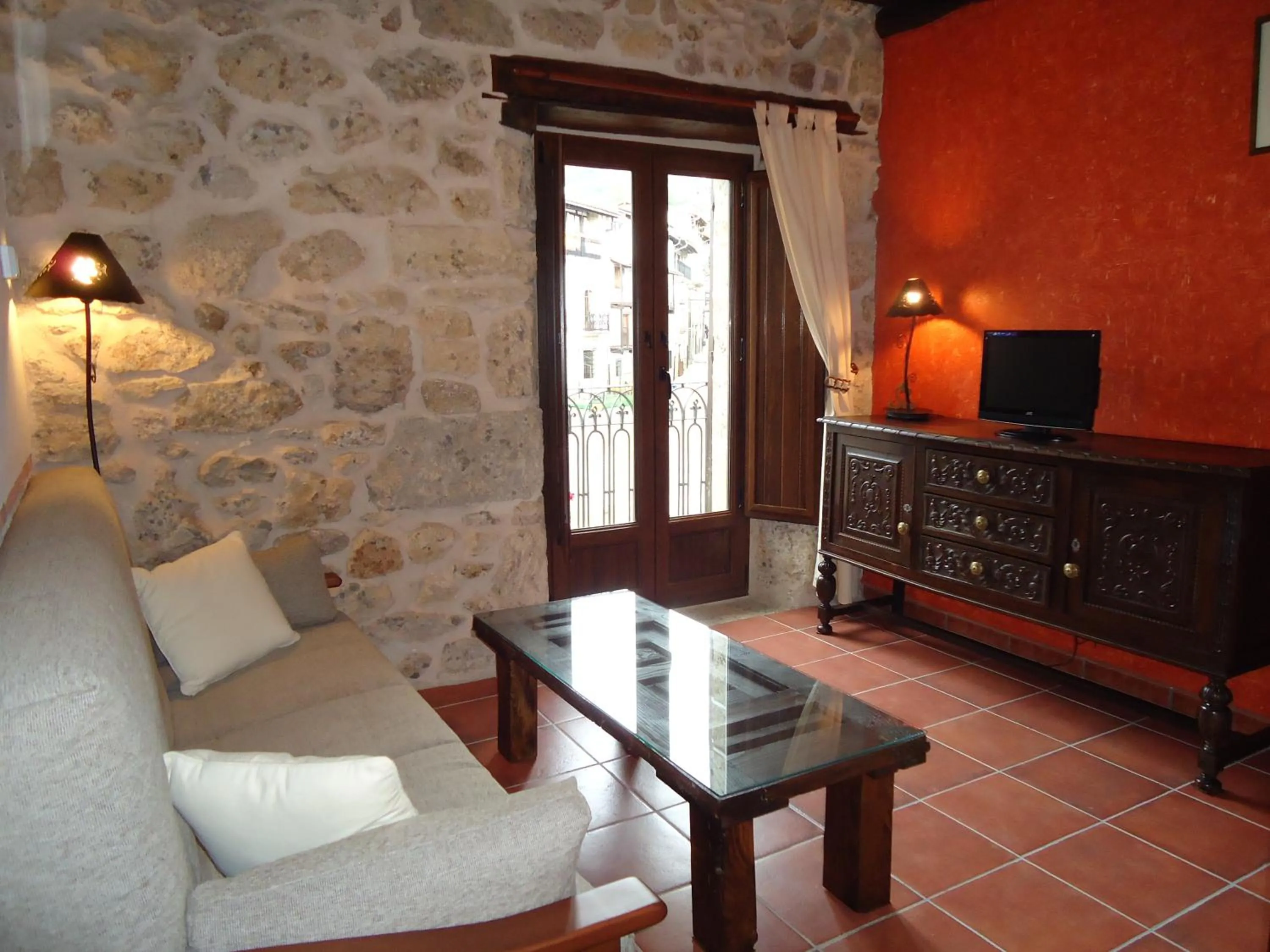 Seating area in Posada Puerta Grande