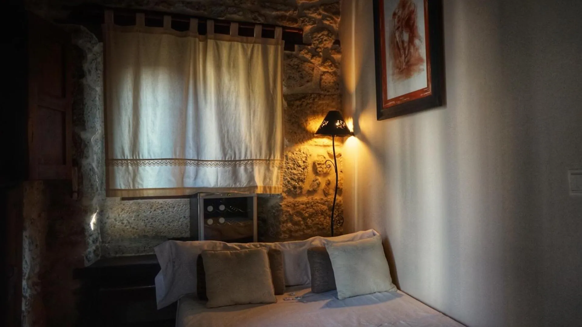 Living room, Bed in Posada Puerta Grande