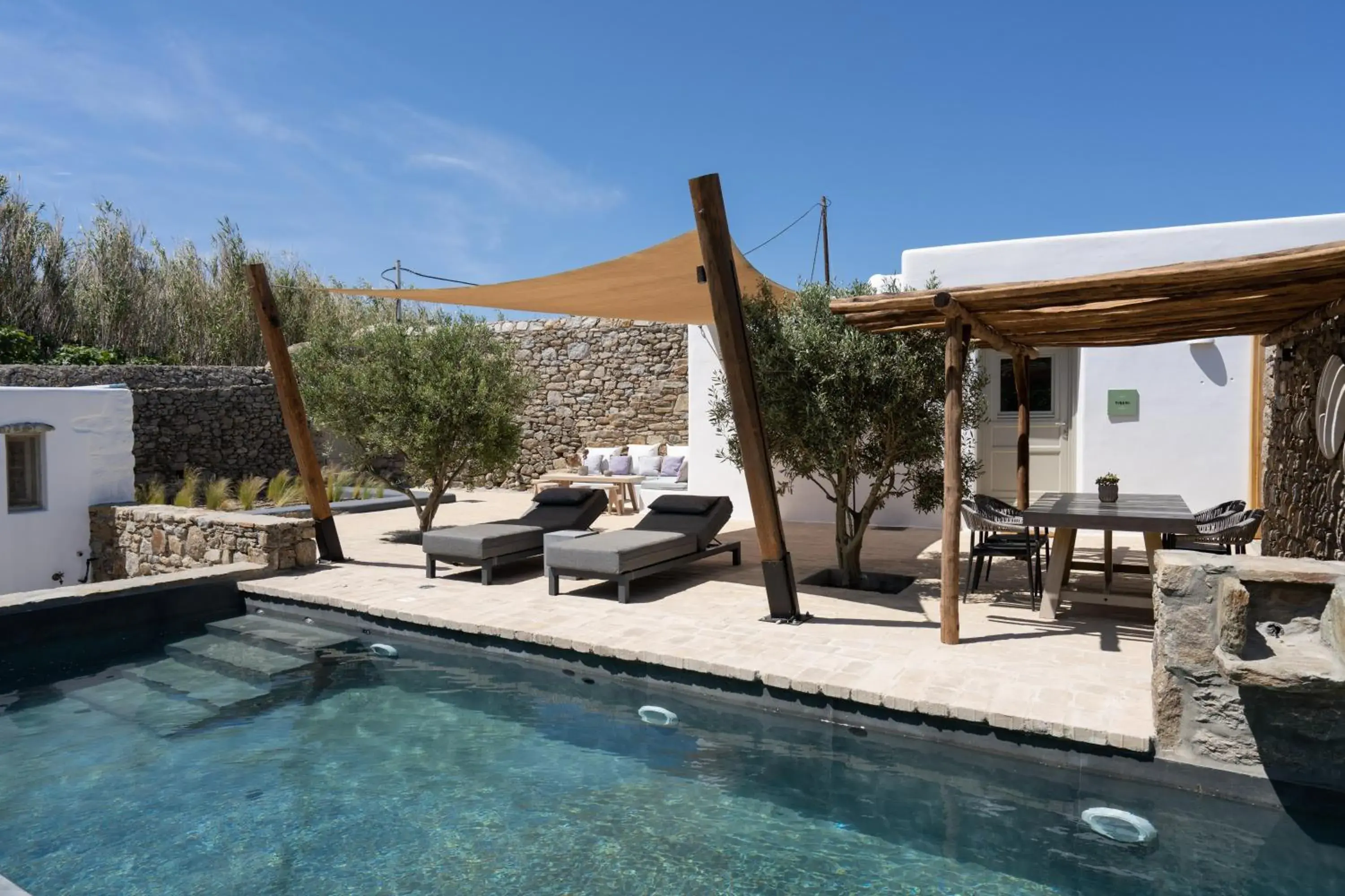Family Villa with private pool (Tigani) in Ikies of Mykonos Family Villa with private pool (Tigani) in Ikies of Mykonos