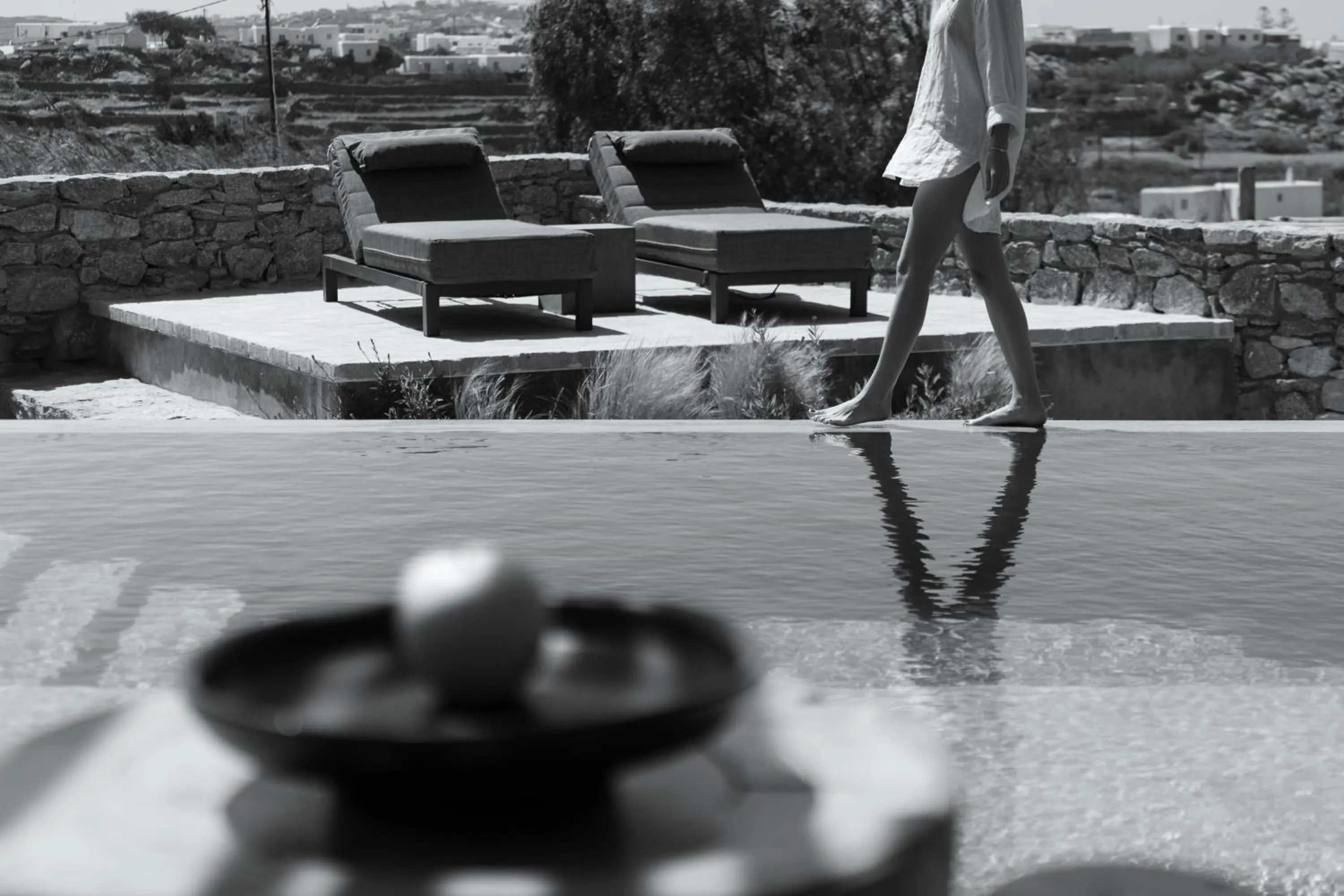 Lounge or bar in Ikies of Mykonos