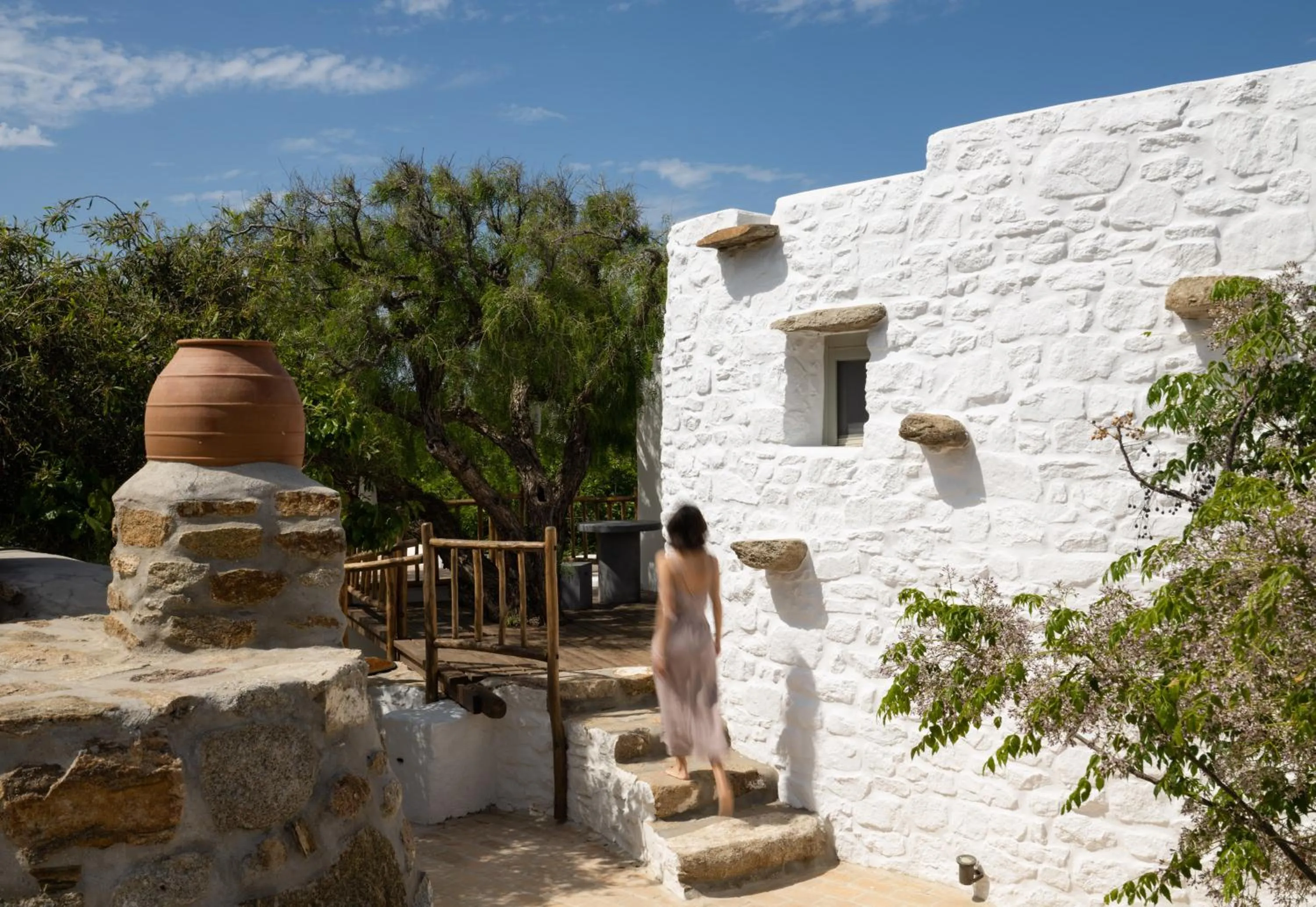 Facade/entrance in Ikies of Mykonos