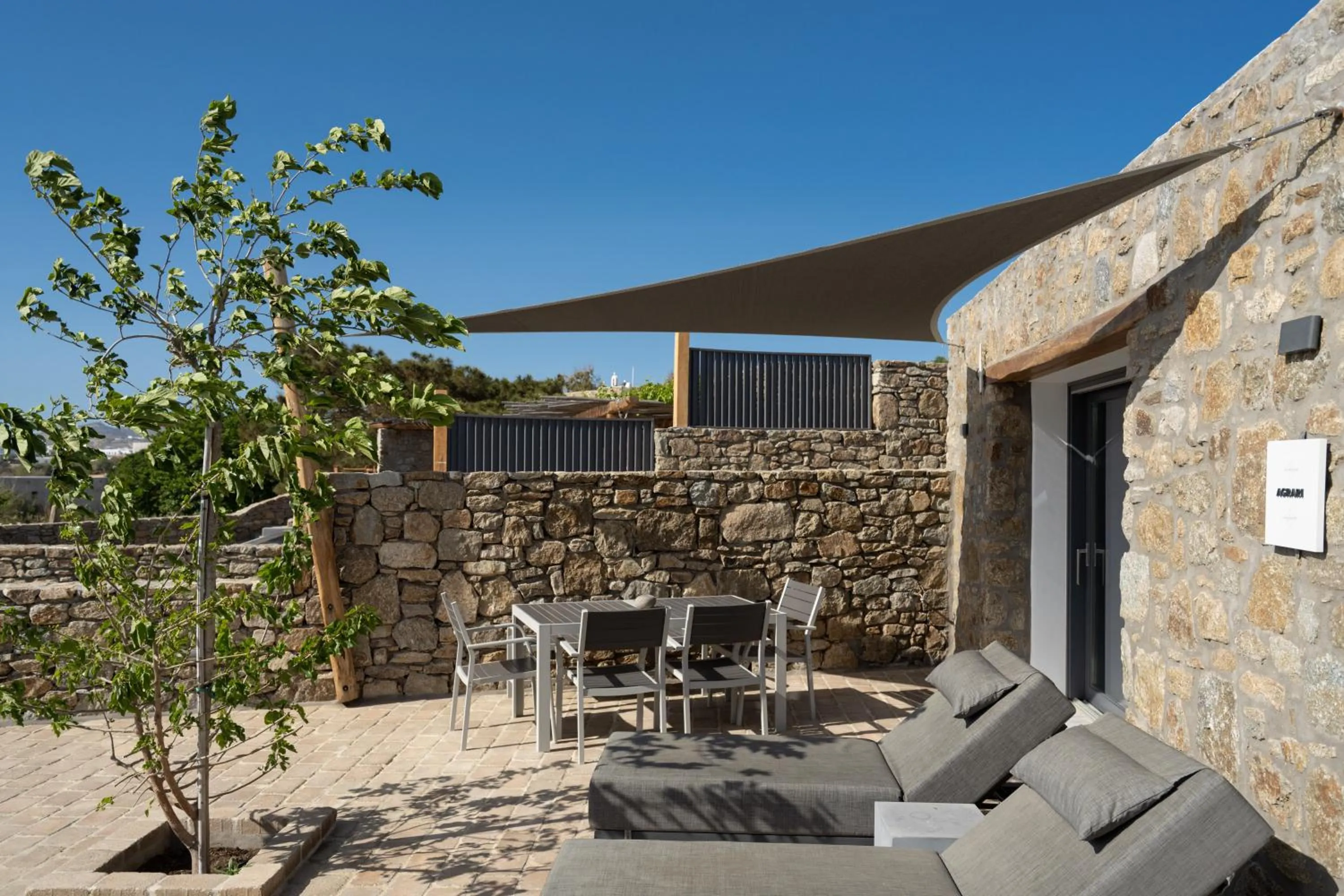 Balcony/Terrace in Ikies of Mykonos