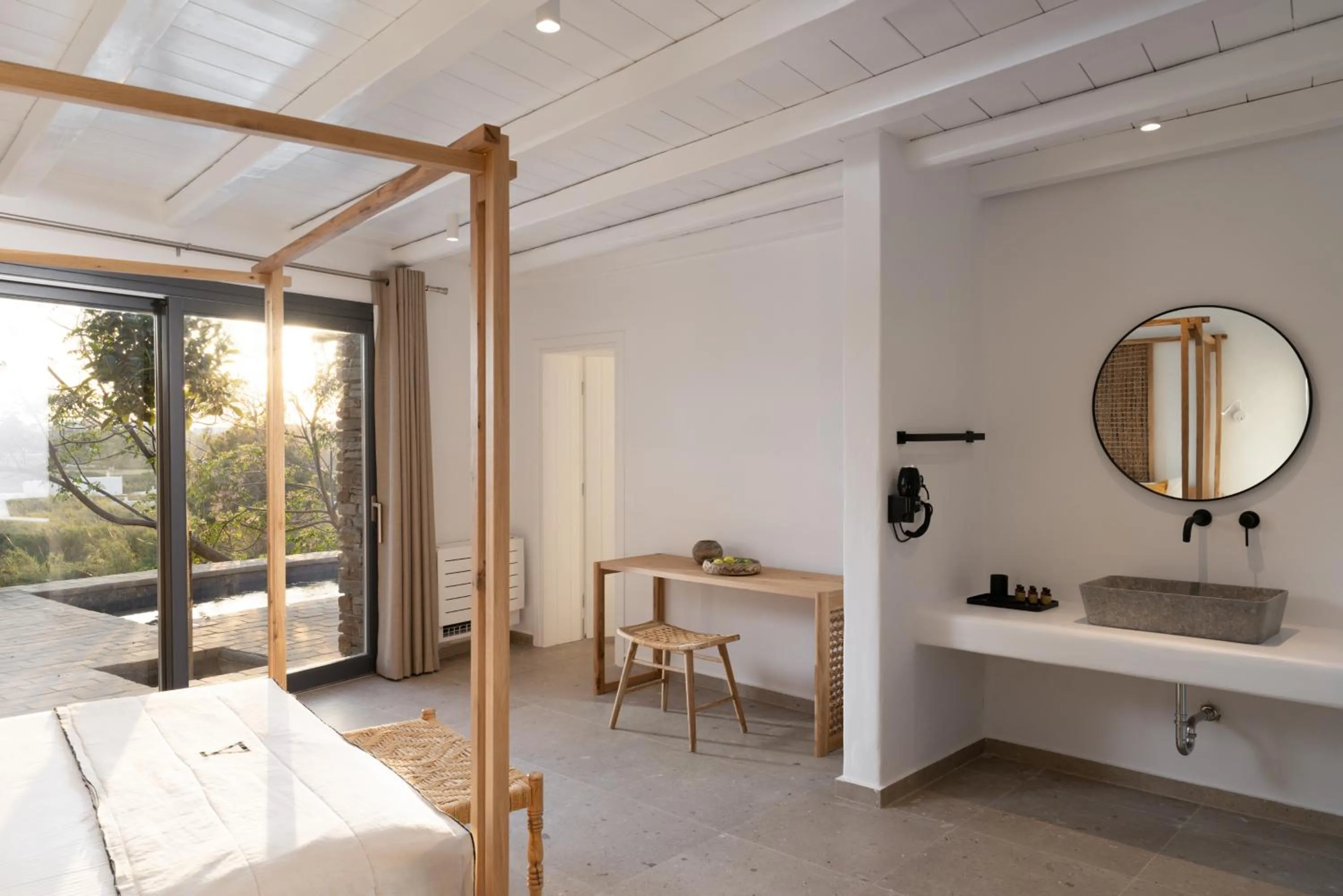 Bedroom in Ikies of Mykonos