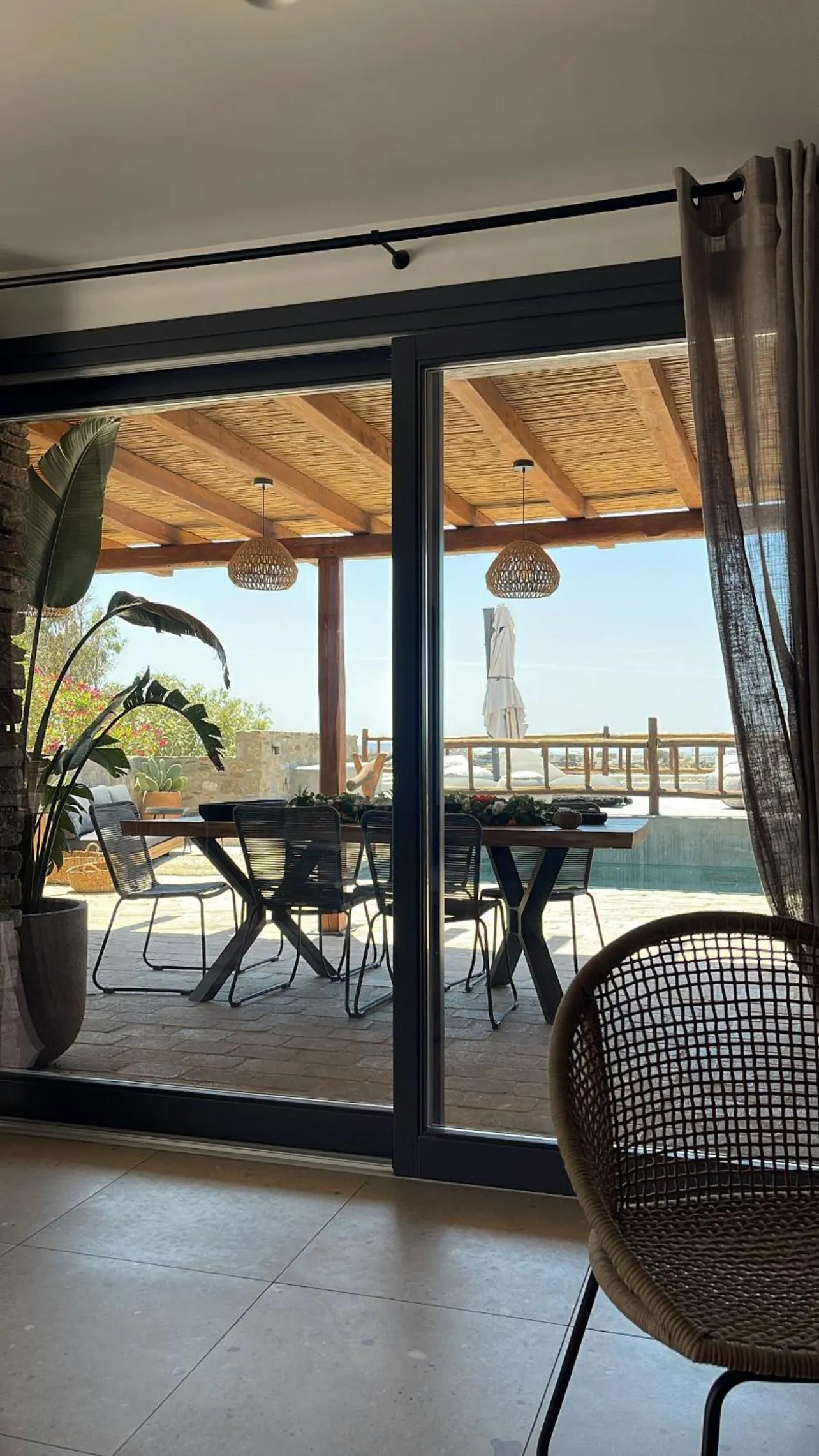 Lobby or reception in Ikies of Mykonos