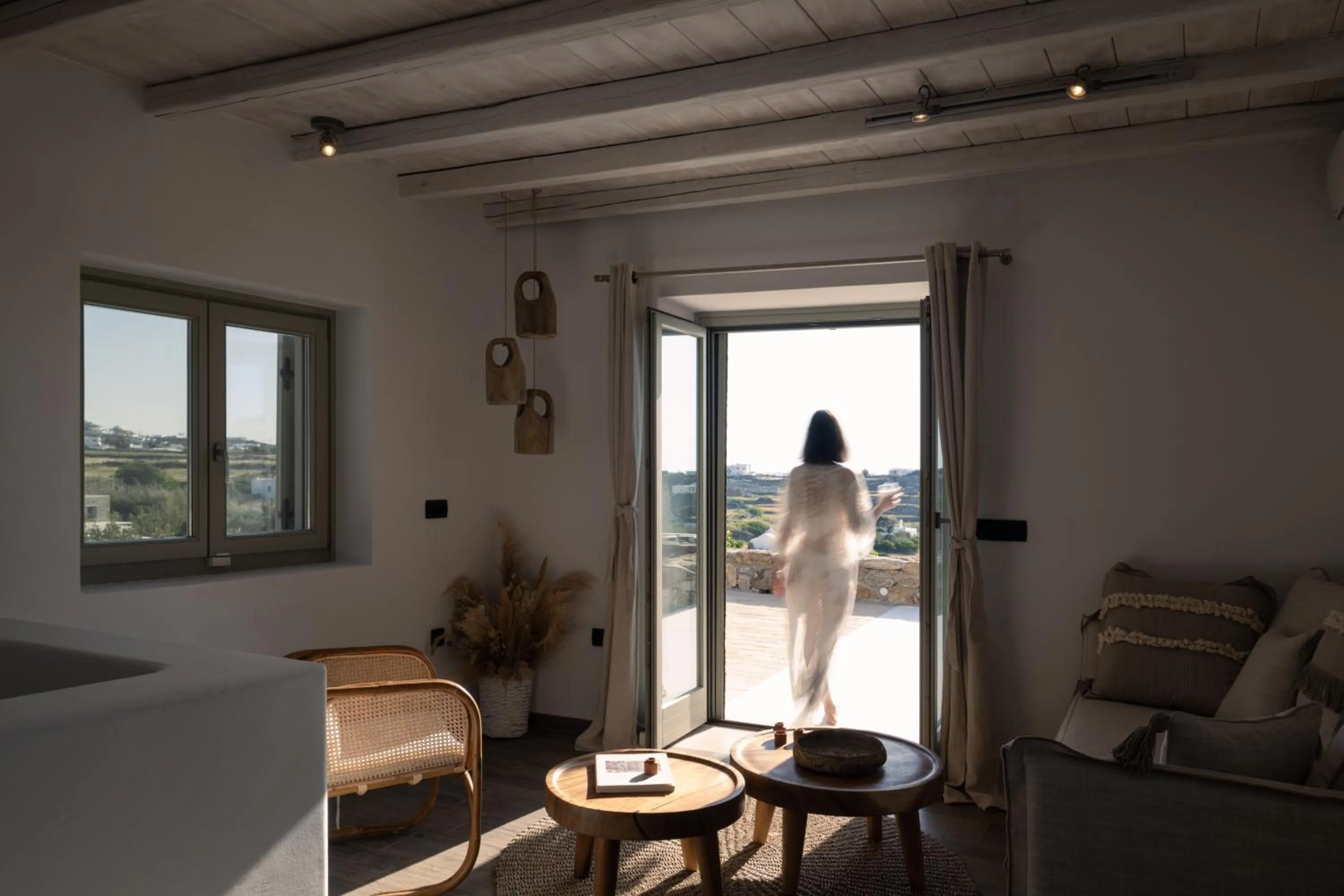 People in Ikies of Mykonos