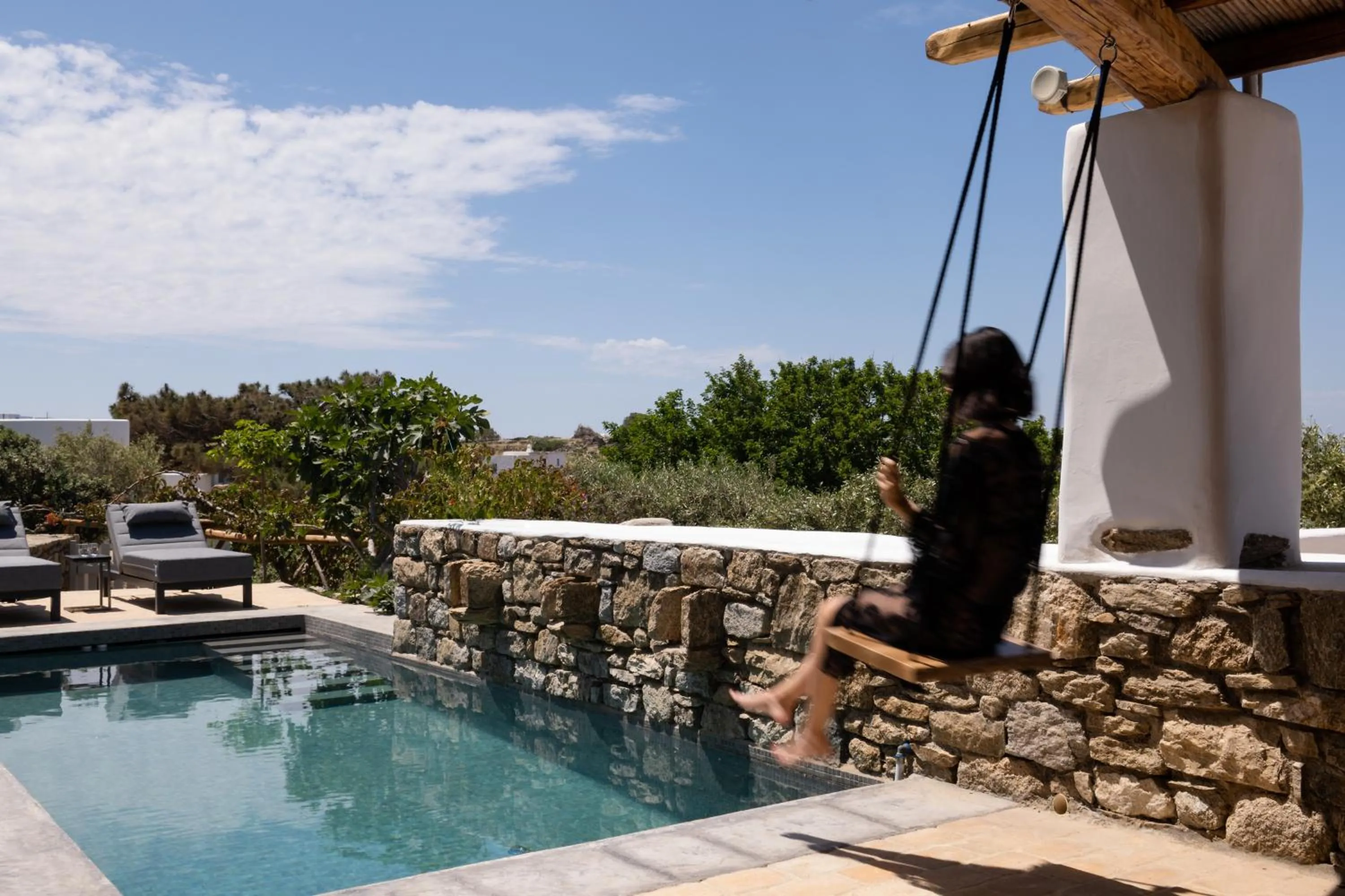 People in Ikies of Mykonos