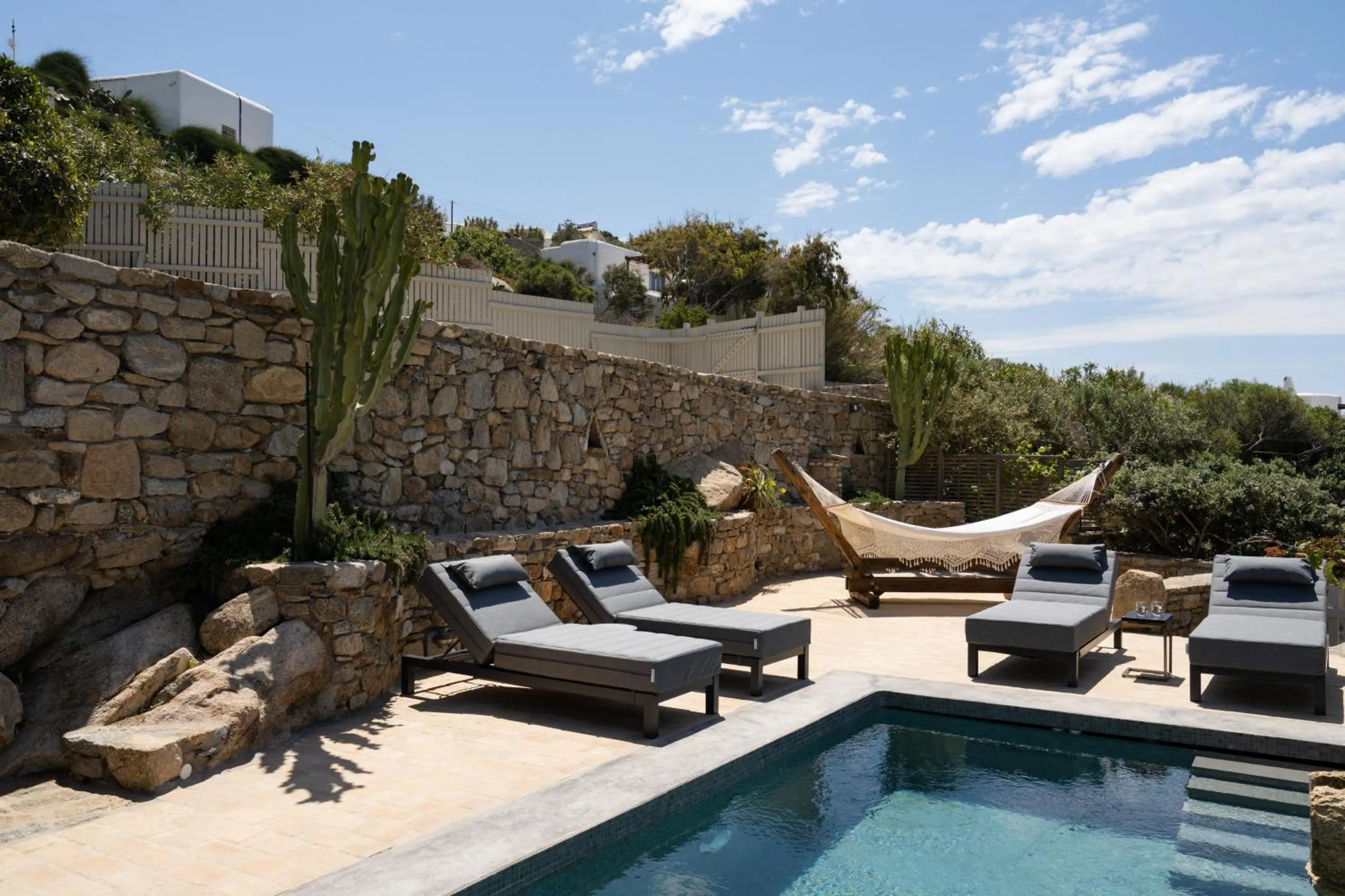 Balcony/Terrace in Ikies of Mykonos