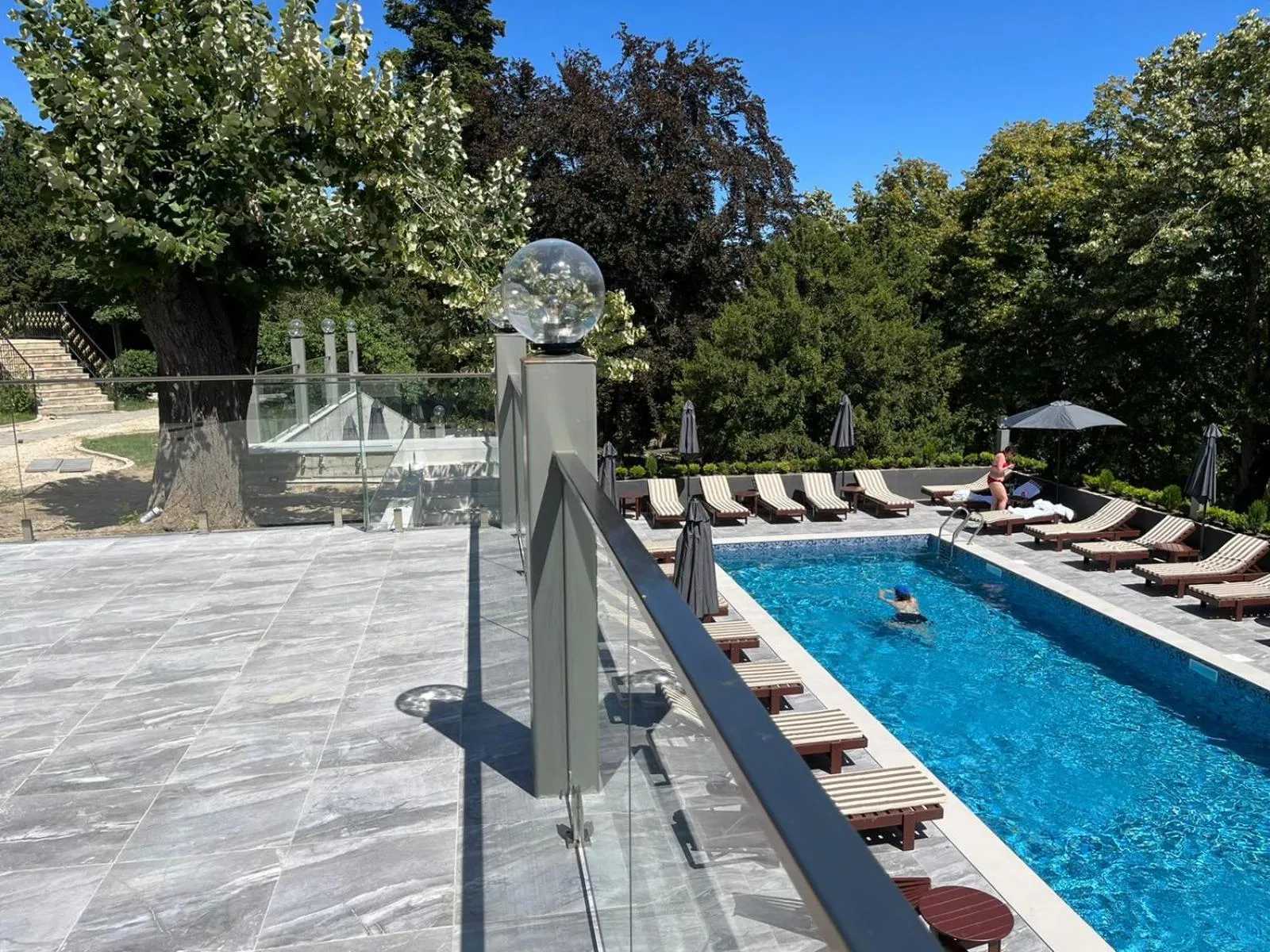 Pool view in The Residence Hotel & Cottages