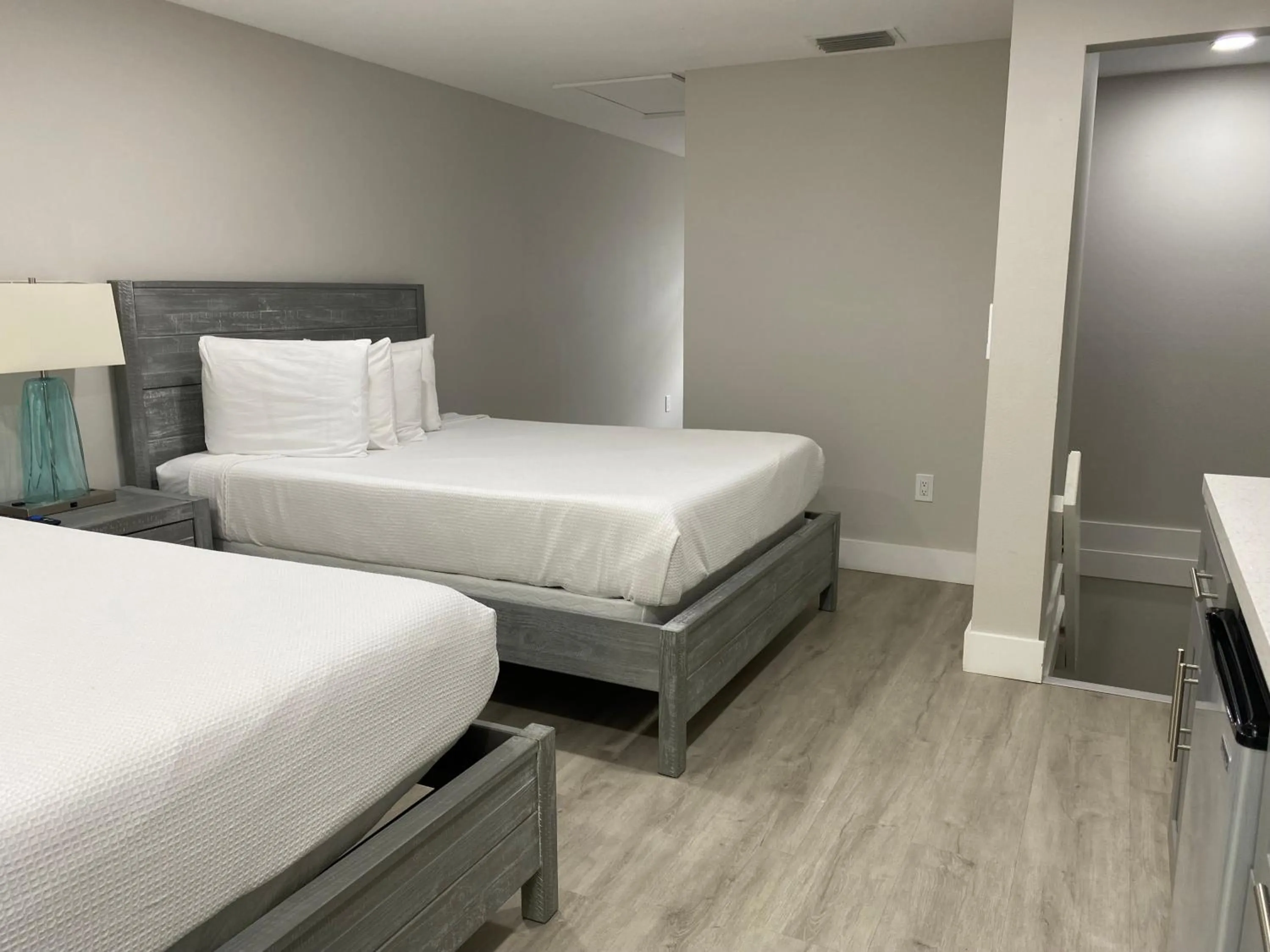 Bed in Amoray Dive Resort