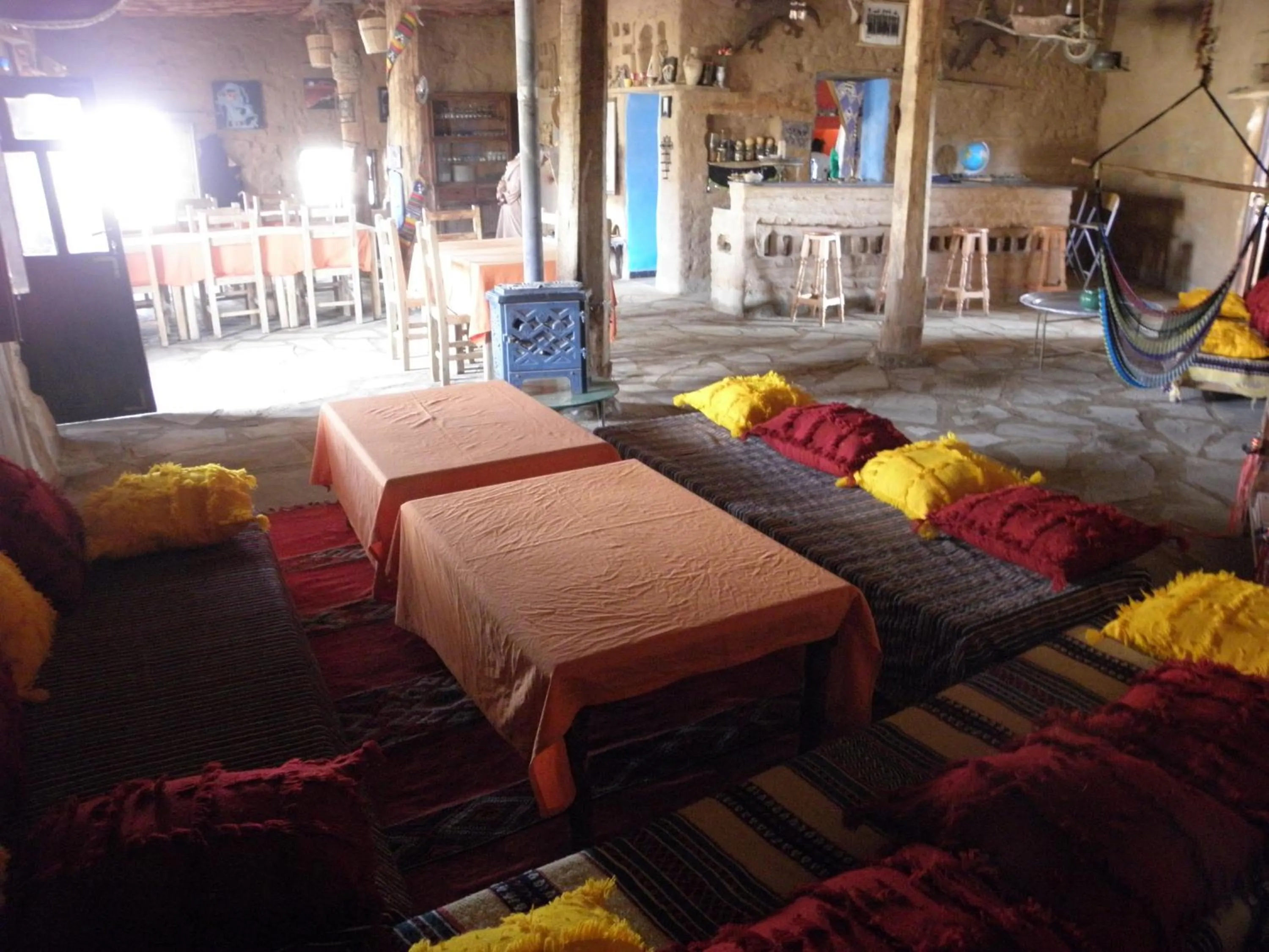 Lounge or bar, Bed in Maison Boutchrafine