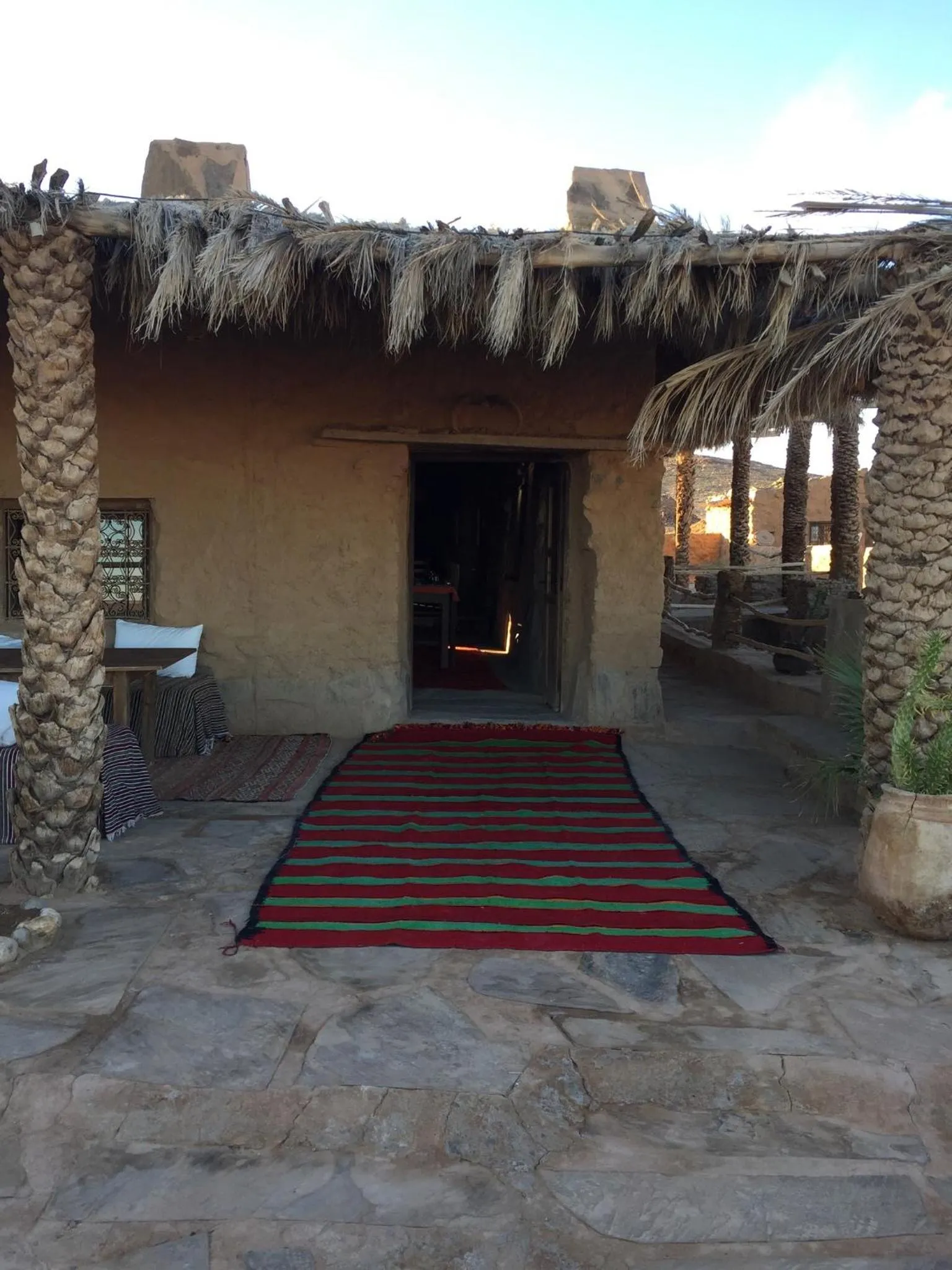 Balcony/Terrace in Maison Boutchrafine