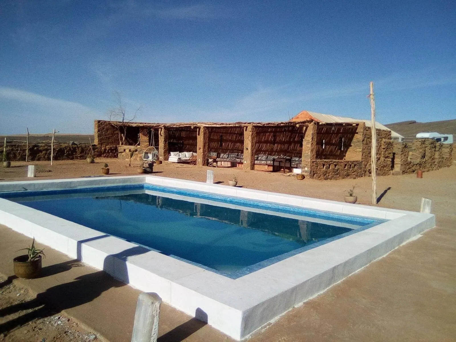 Balcony/Terrace in Maison Boutchrafine