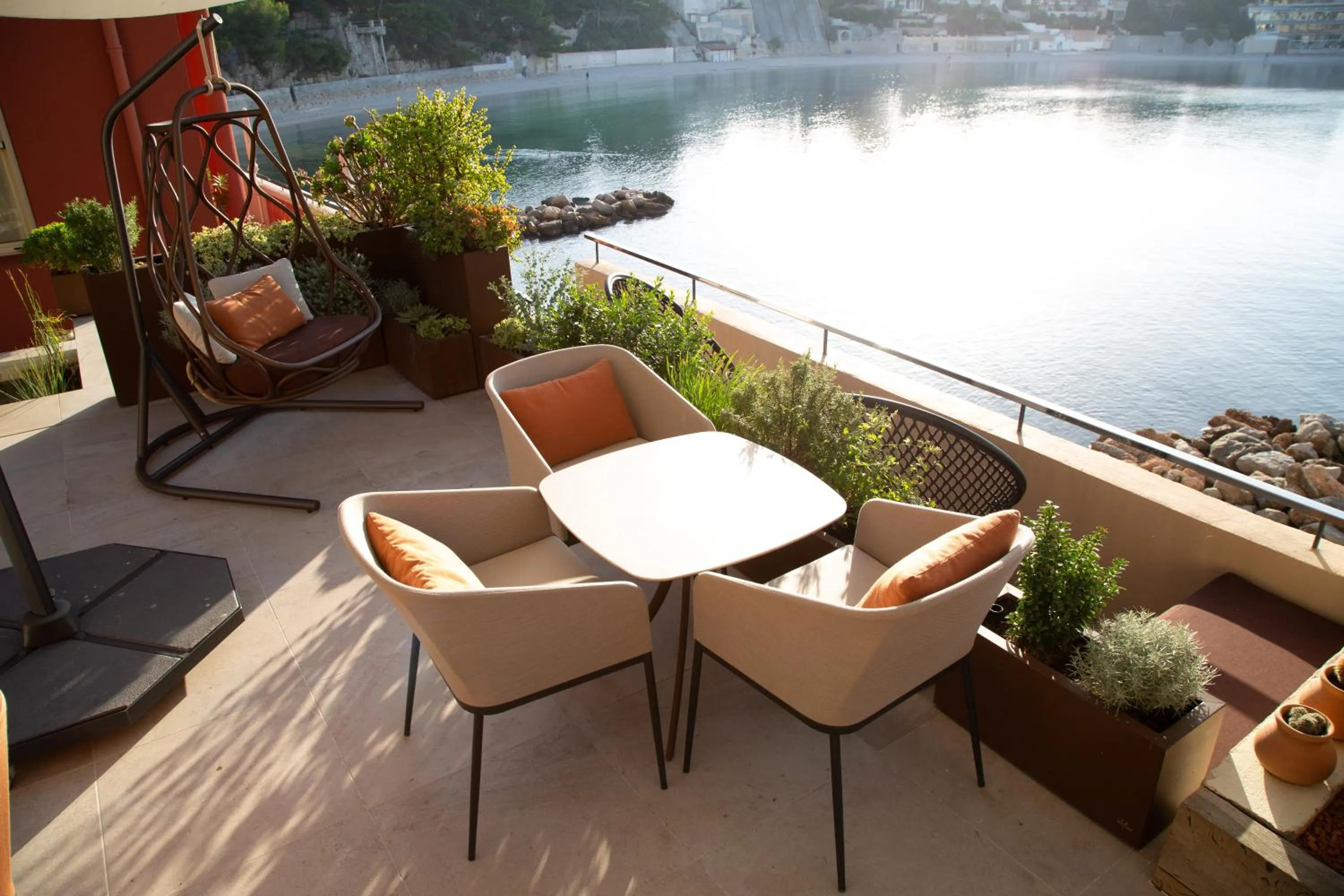 Patio in Splendid Hôtel & Spa