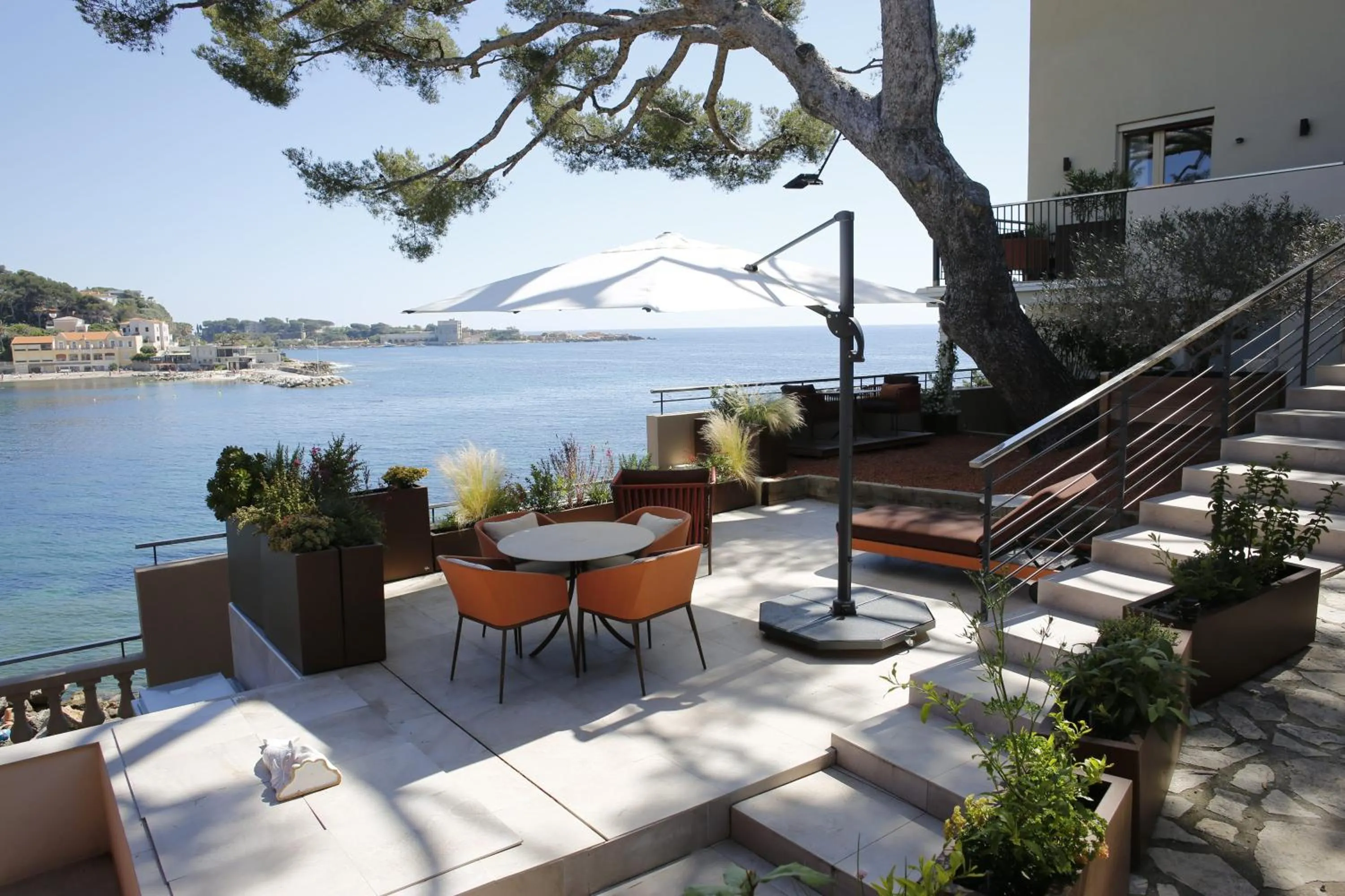 Patio in Splendid Hôtel & Spa