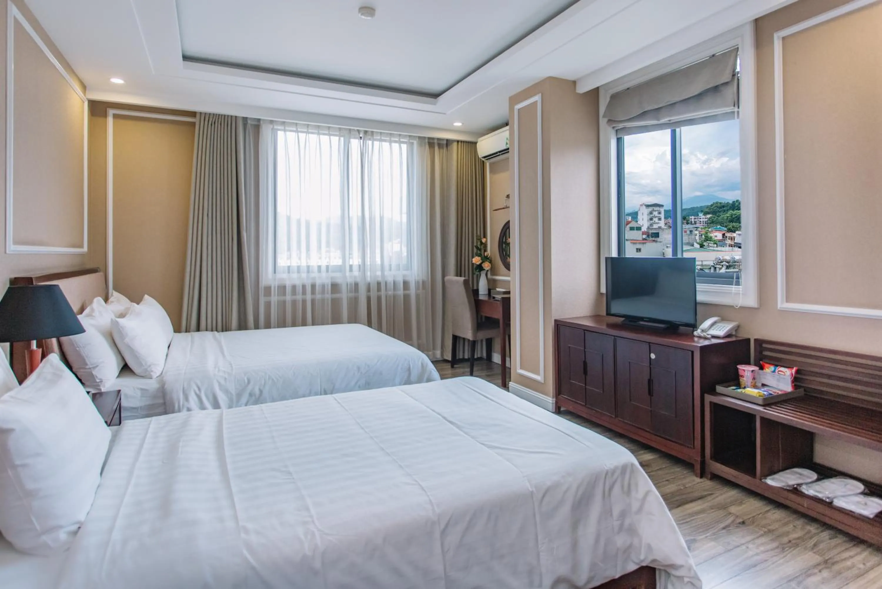 Bed in Cao Minh Hotel