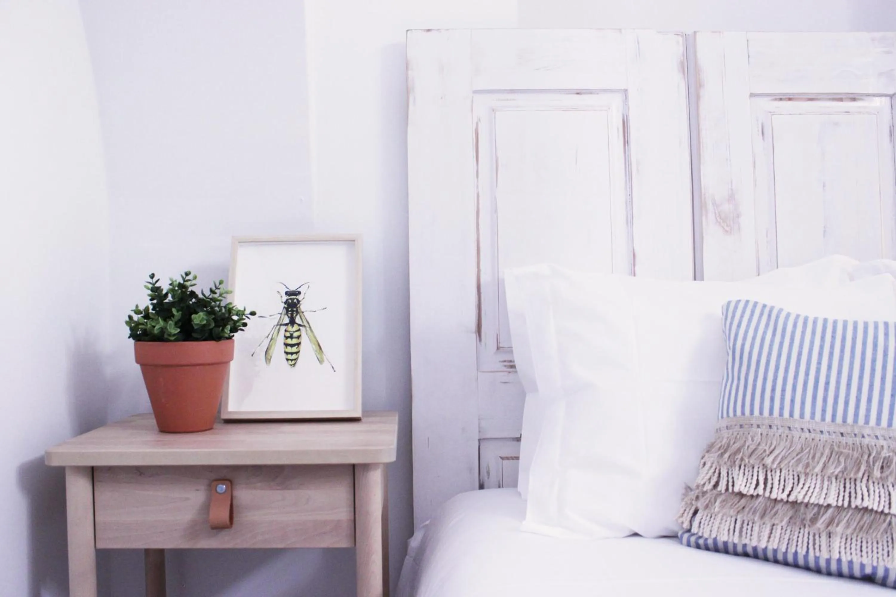 Bed in Lavradores Boutique Guesthouse