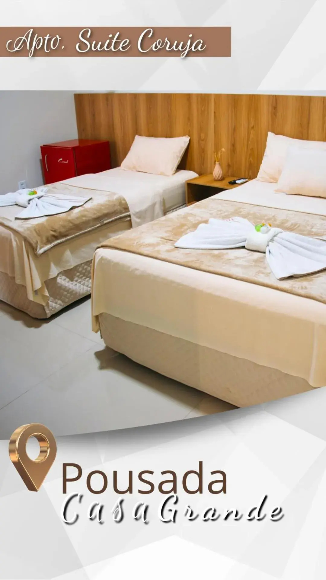 Triple Room in Pousada Casa Grande Triple Room in Pousada Casa Grande