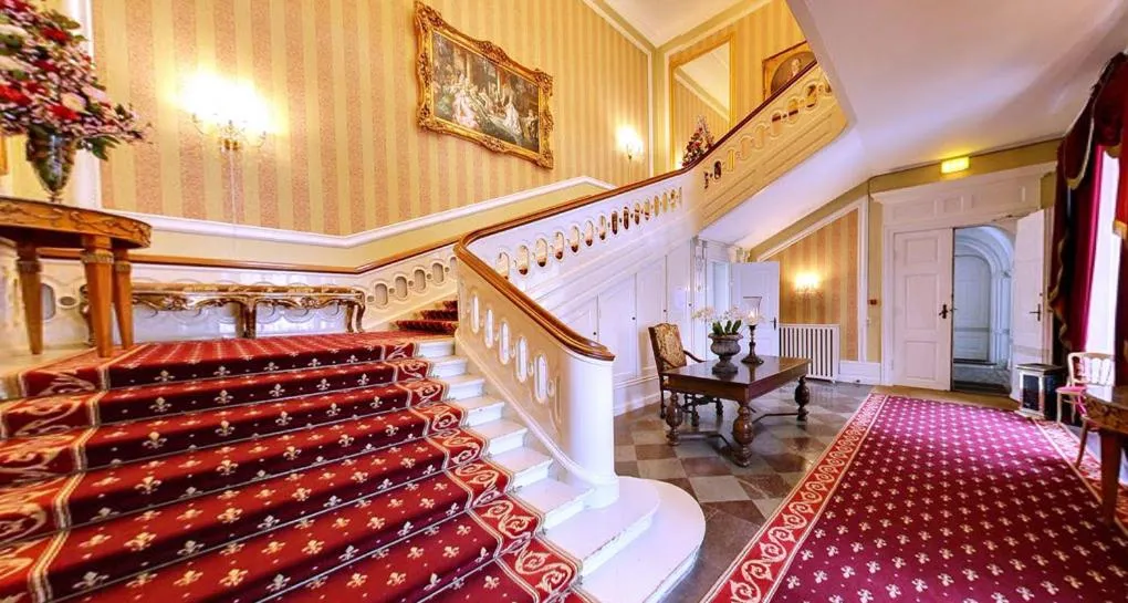 Living room in Hvedholm Slotshotel