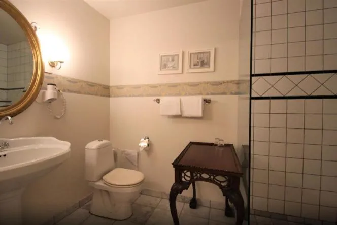 Bathroom in Hvedholm Slotshotel