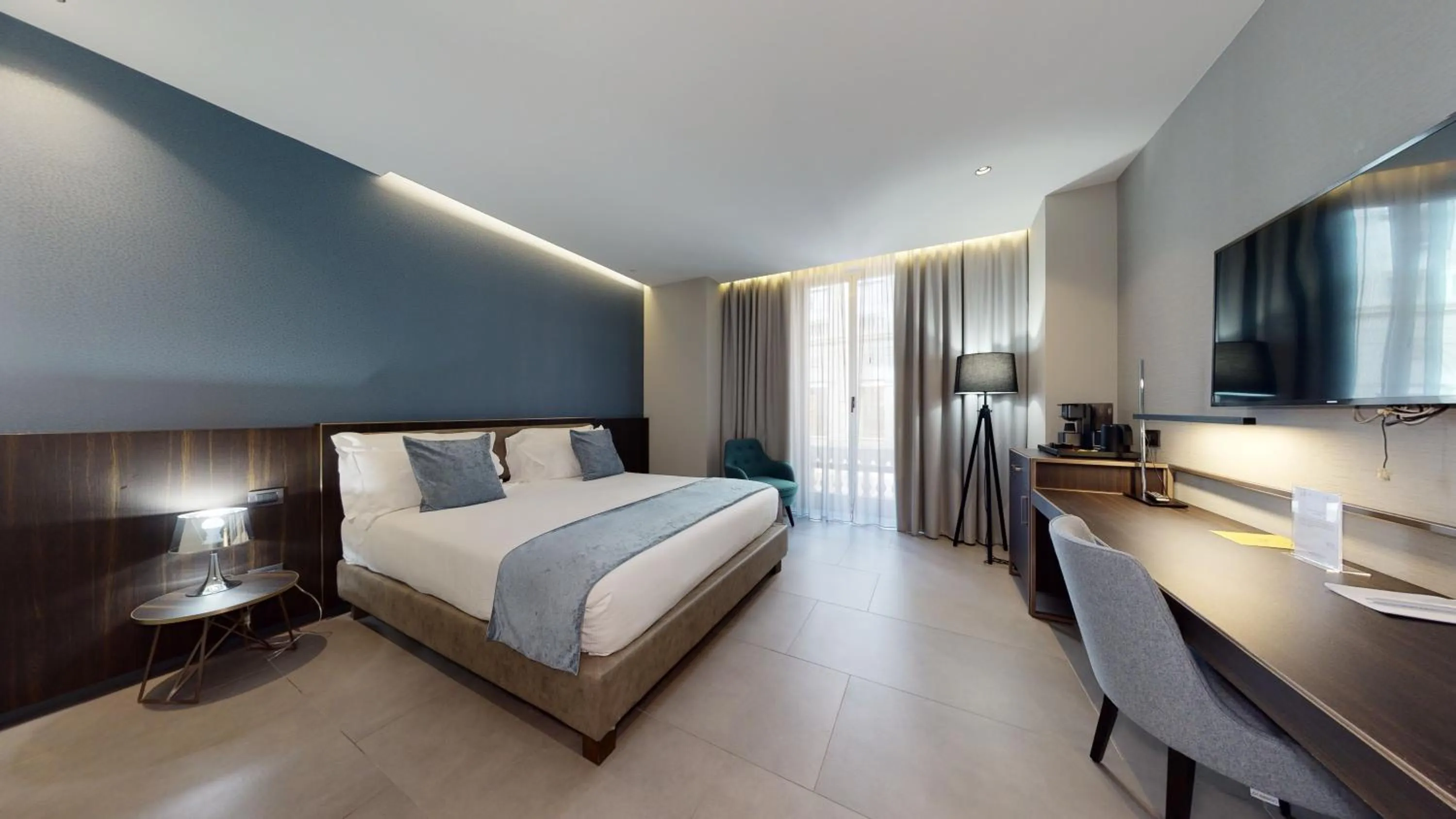 Bed in GALLERIA The Smart Boutique APARTHOTEL By OSPITAMI