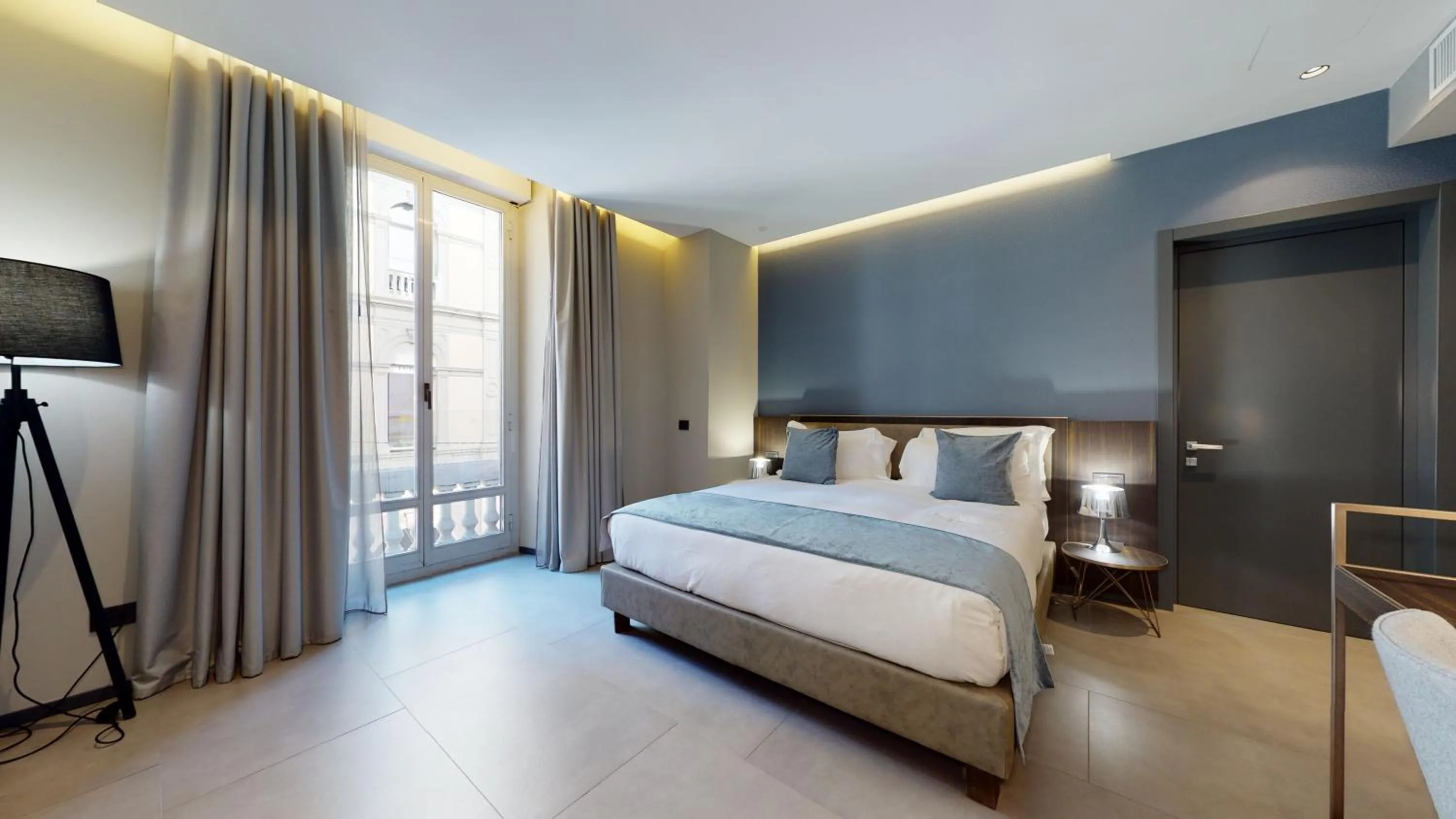 Bed in GALLERIA The Smart Boutique APARTHOTEL By OSPITAMI
