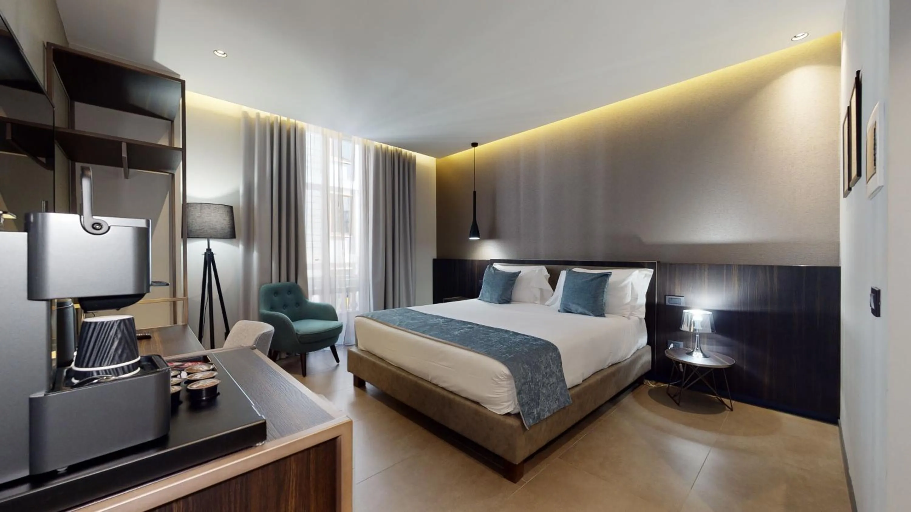 Bed in GALLERIA The Smart Boutique APARTHOTEL By OSPITAMI