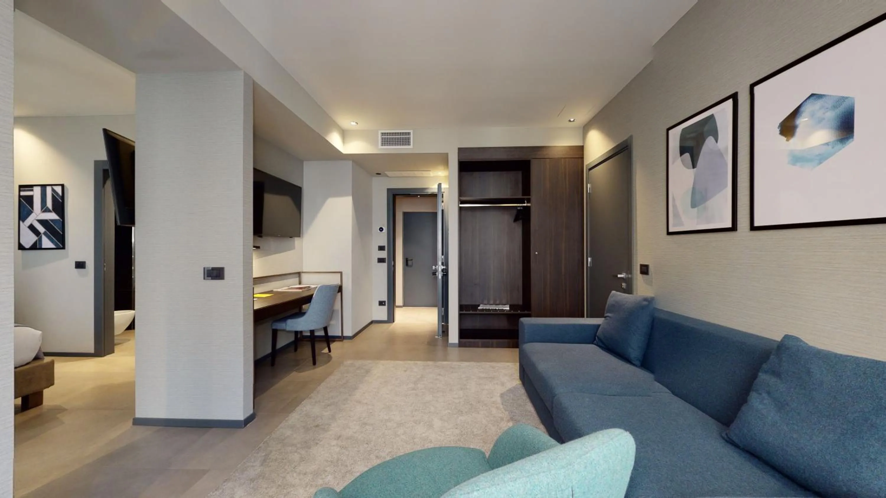 Living room in GALLERIA The Smart Boutique APARTHOTEL By OSPITAMI
