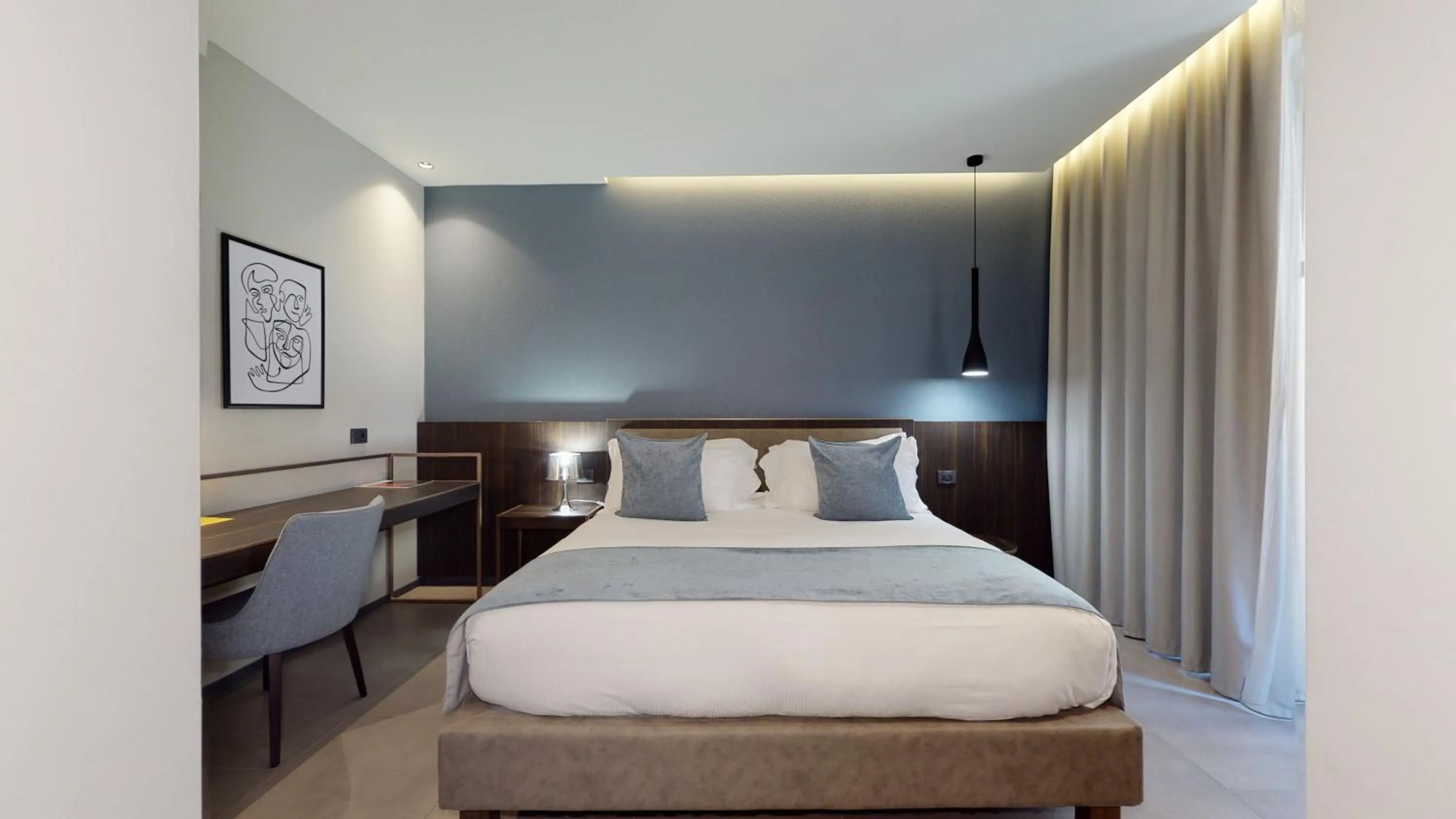 Bed in GALLERIA The Smart Boutique APARTHOTEL By OSPITAMI