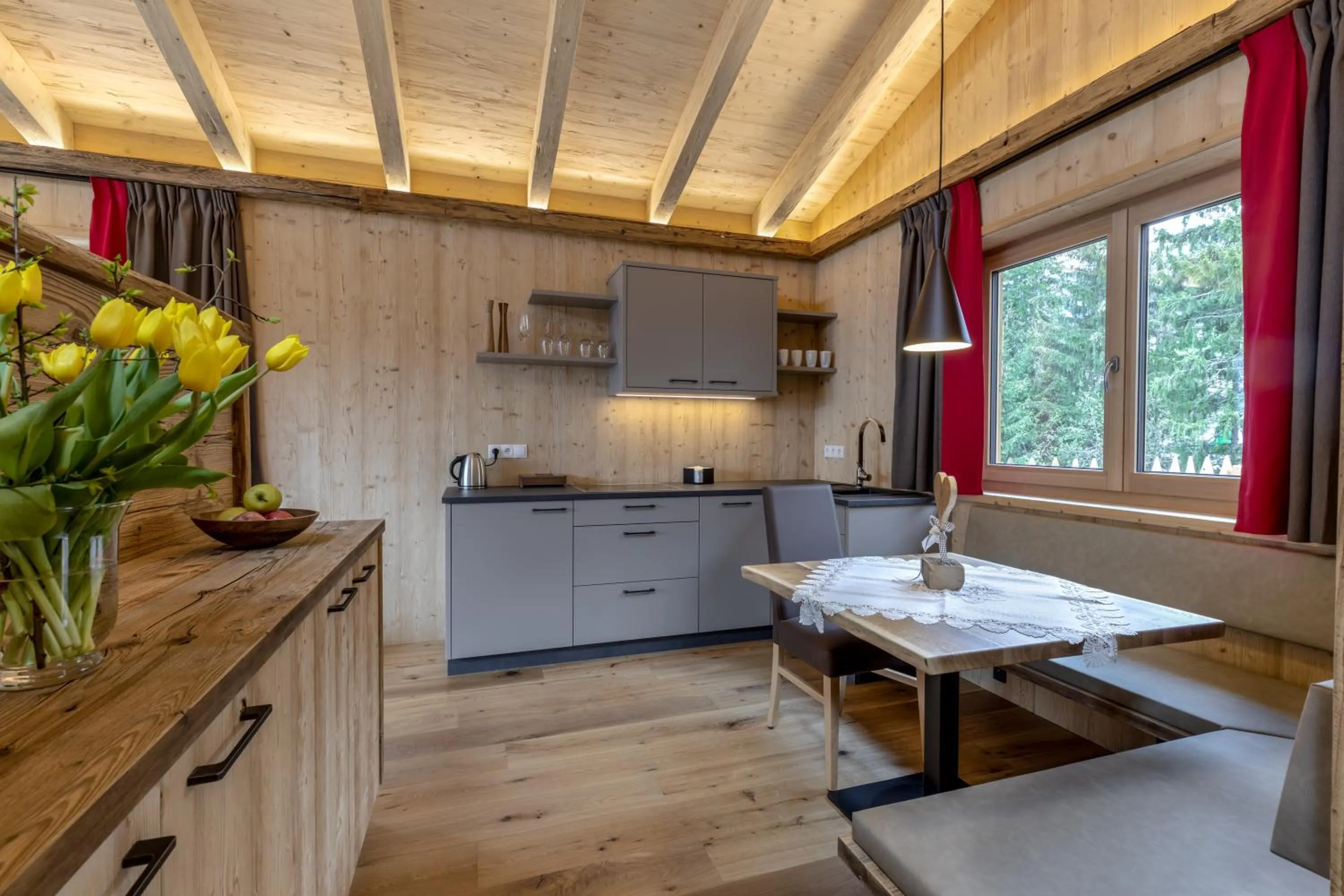 Kitchen or kitchenette in Mountain Village Hasenegg